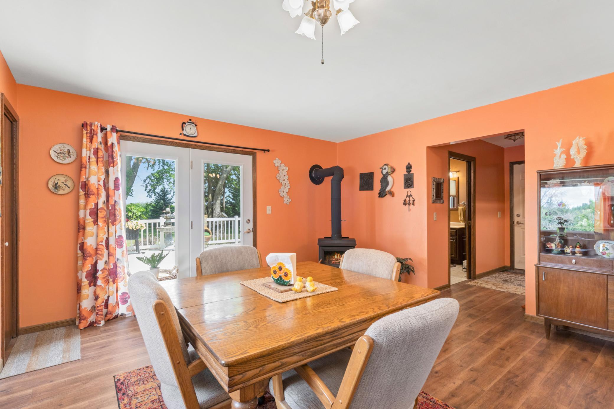 Dining Room/Door to Deck & Garage Entry