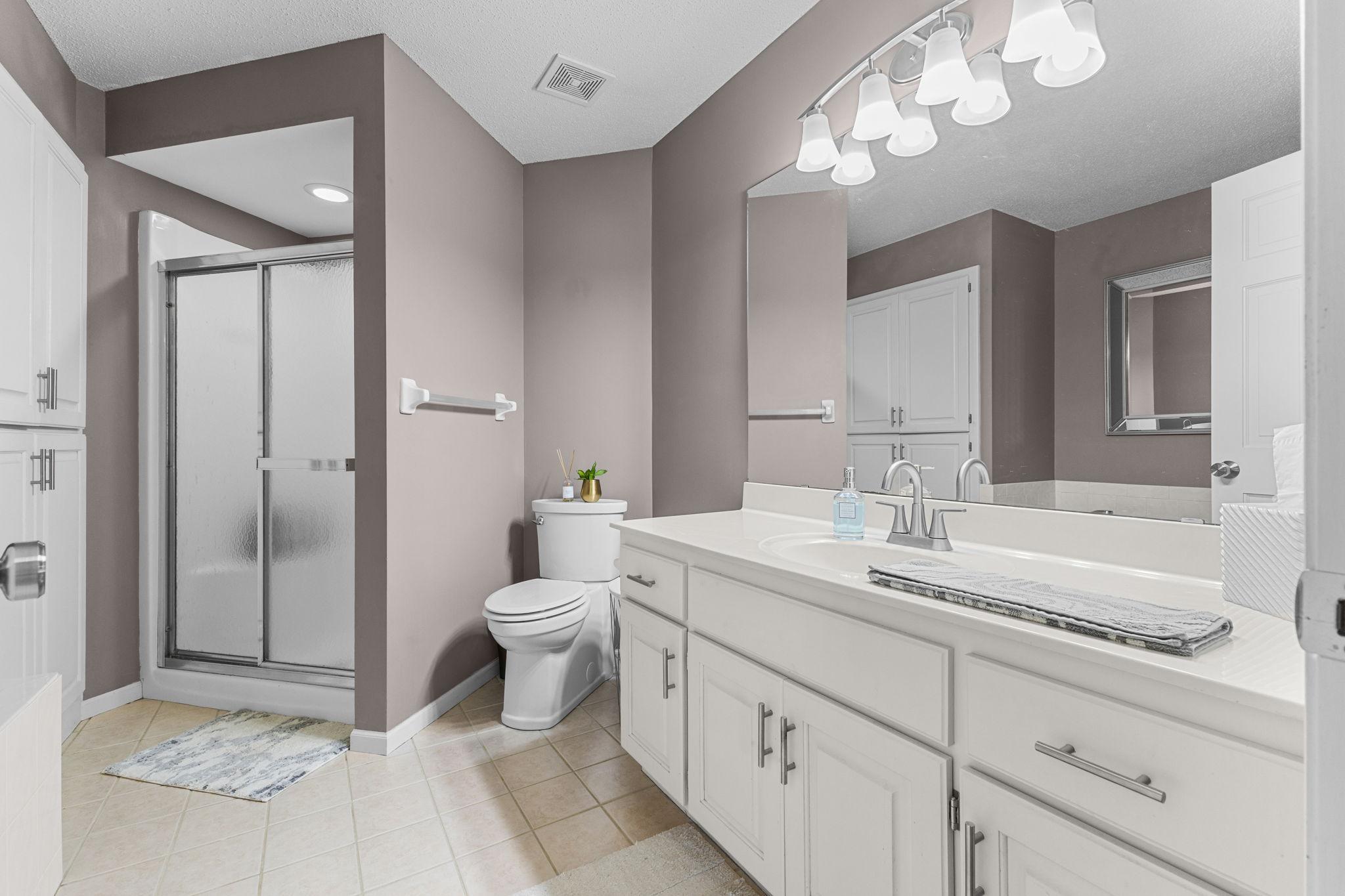The private ensuite creates your own relaxing escape.