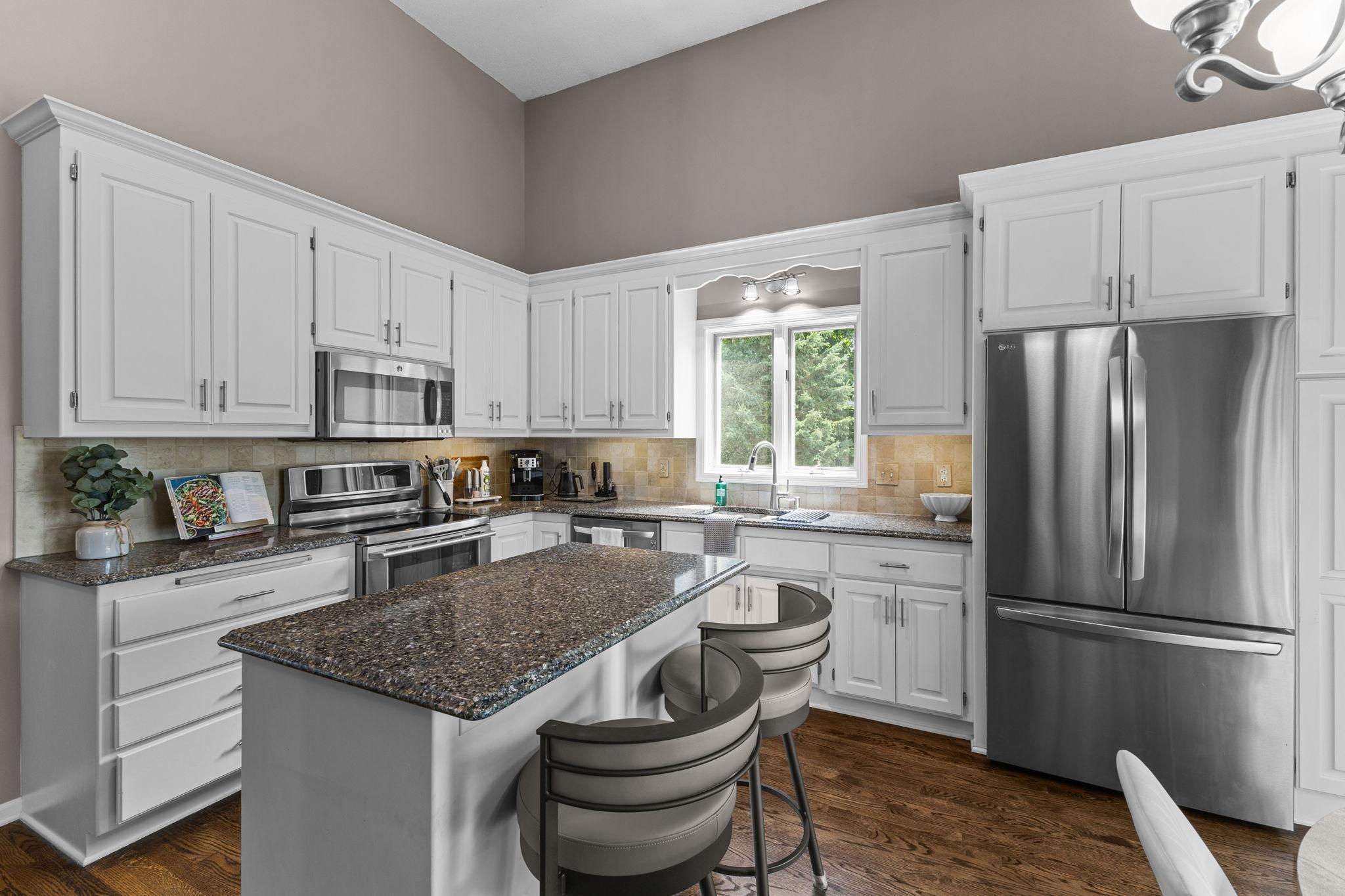 A kitchen designed for both everyday living and effortless entertaining!