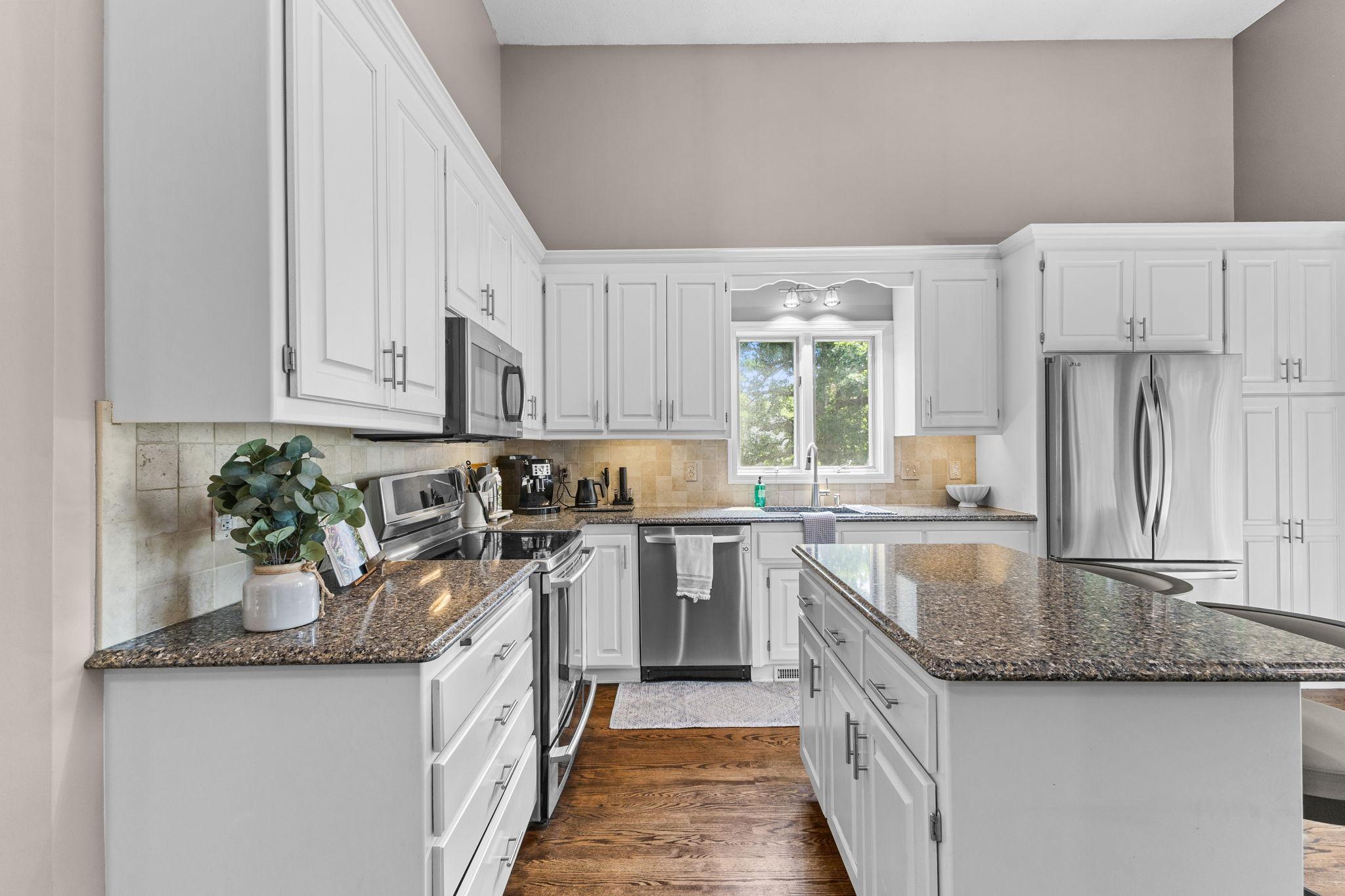 Plenty of cabinetry and workspace make cooking a pleasure. This kitchen was thoughtfully updated for you to enjoy!