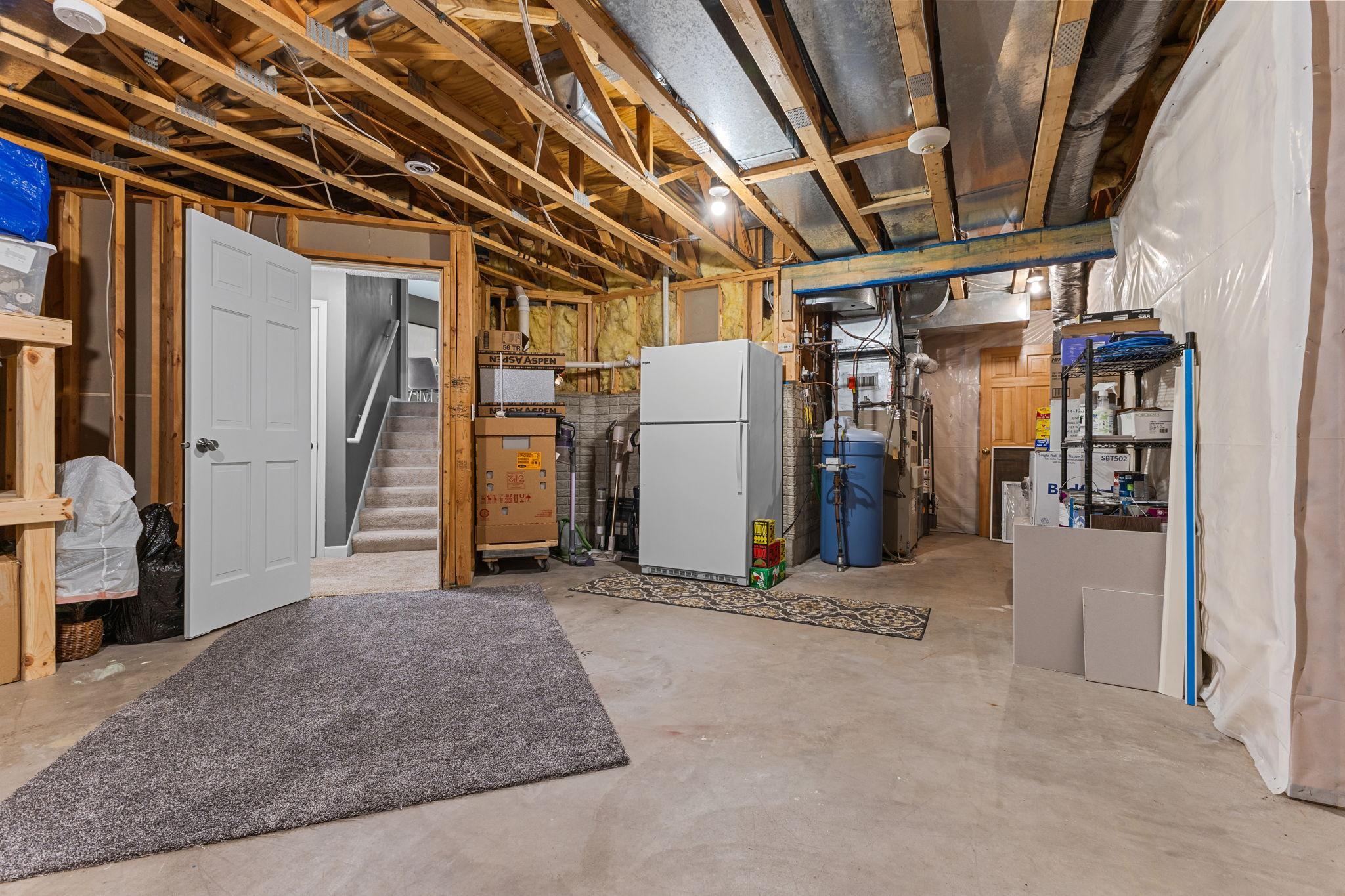 Such a great space for seasonal storage or additional hobbies. NEW FURNACE!