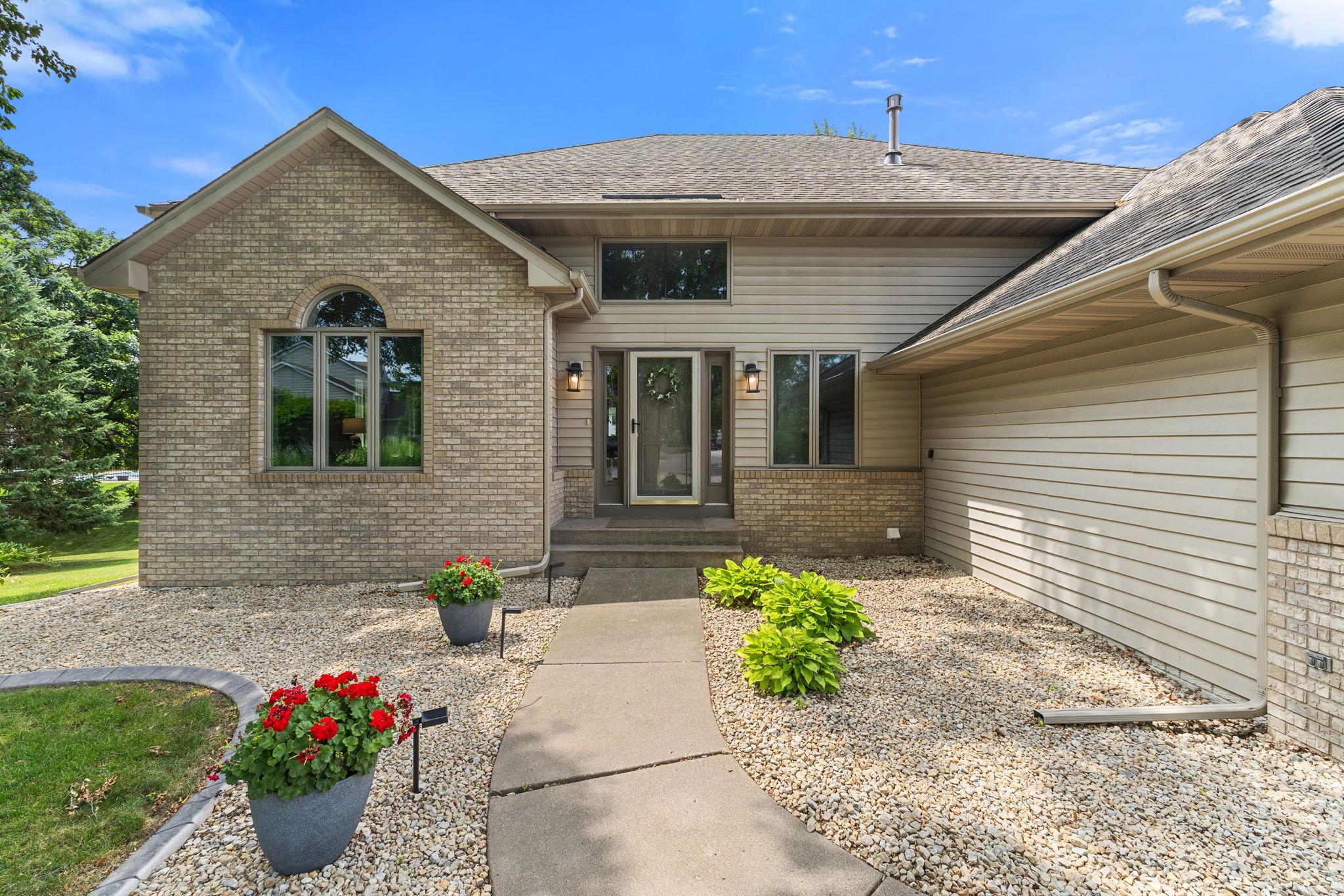 Beautiful brick accents add warmth and timeless character.