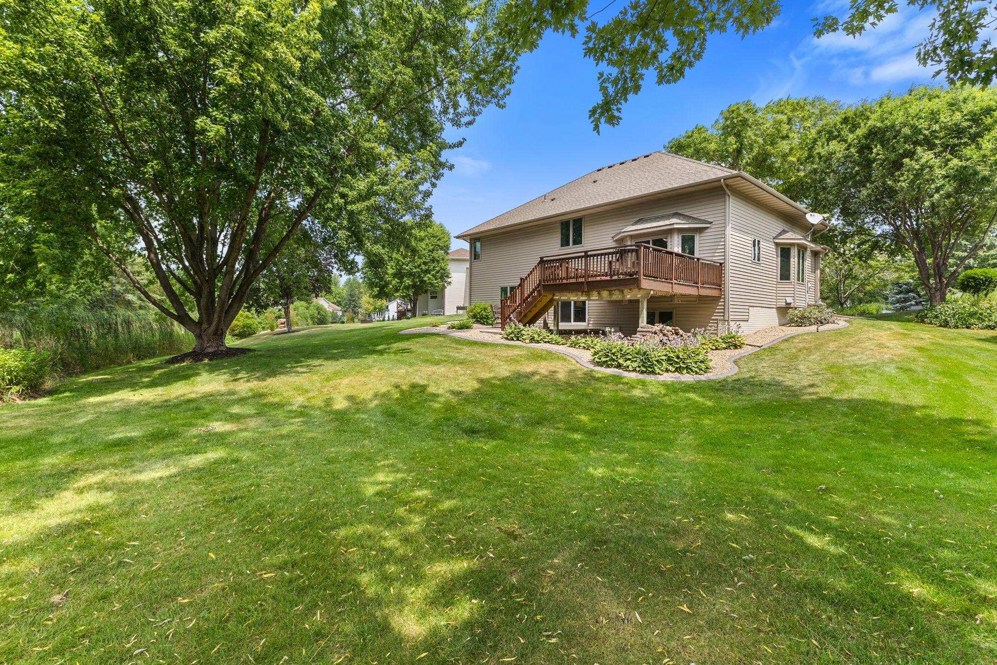 A backyard designed for making memories, from backyard games to evenings around the fire pit.