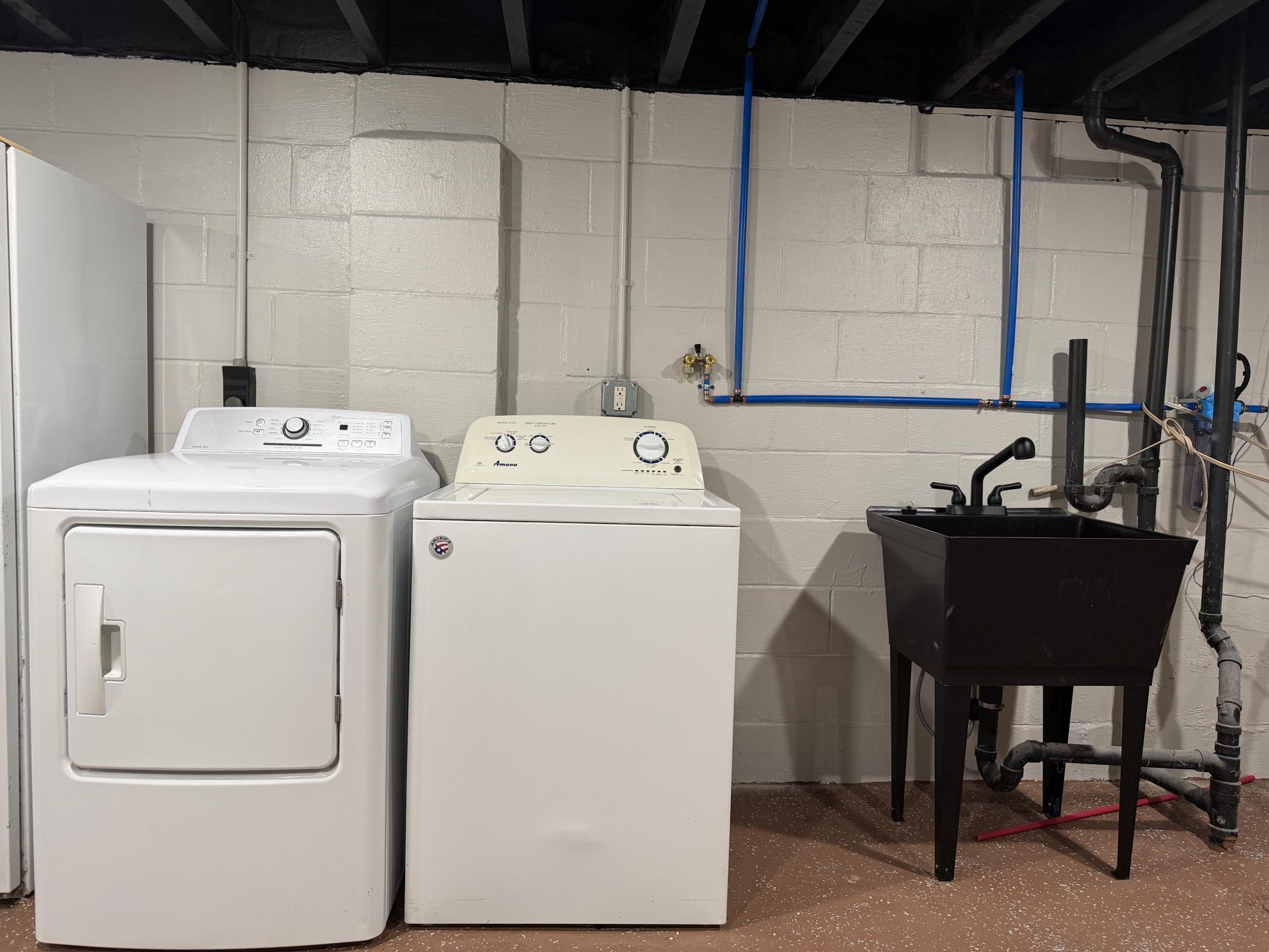 Laundry in Basement