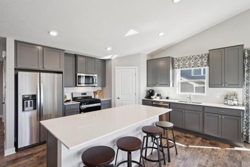 Photo for 1644 Shasta Drive, Shakopee, MN 55379 - listing #7113707 Welcome to 1644 Shasta Dr! Bright and spacious kitchen, open floorplan with vaulted ceilings, finished basement + more! Move-in ready, new construction providing piece of mind for years to come! Photo of model, colors and options will vary.
