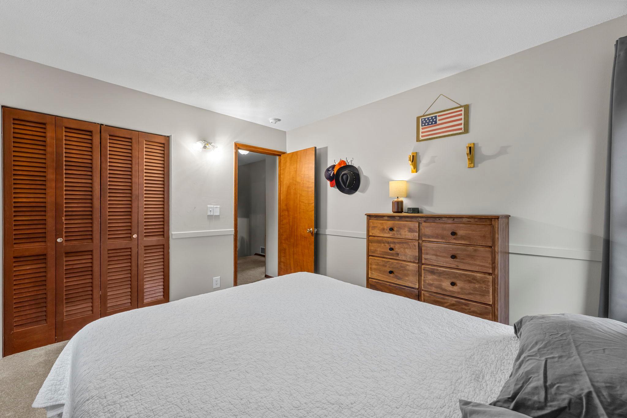 Neutral color palette - wide closet