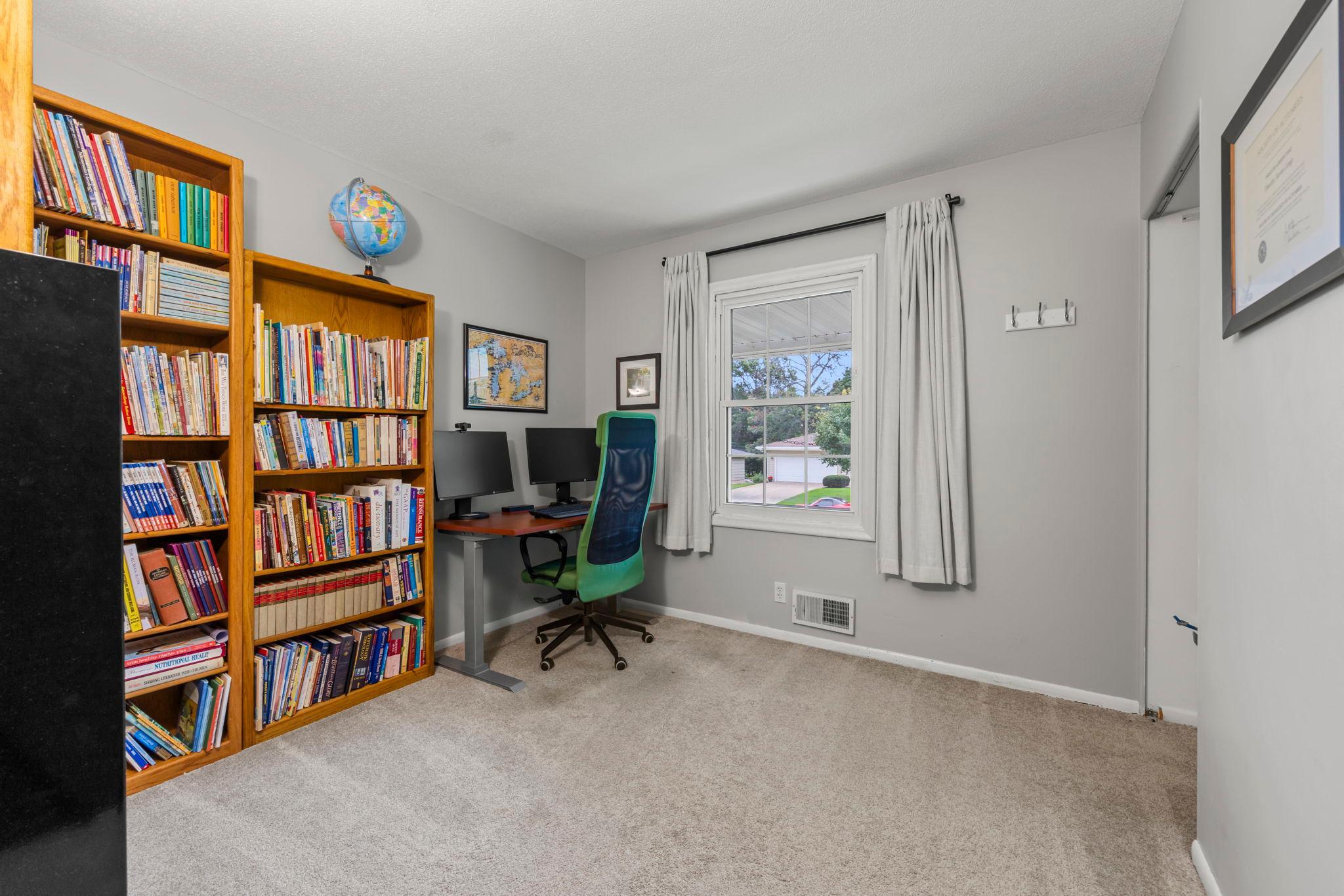 Third upstairs BR is currently being used as an office