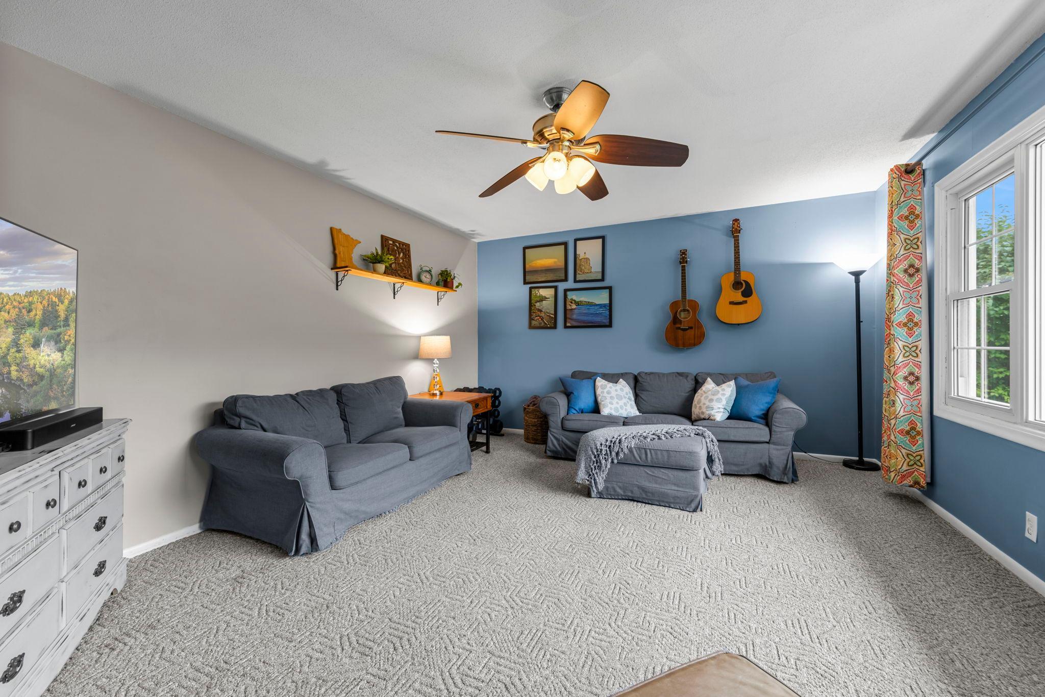 Cozy front living room