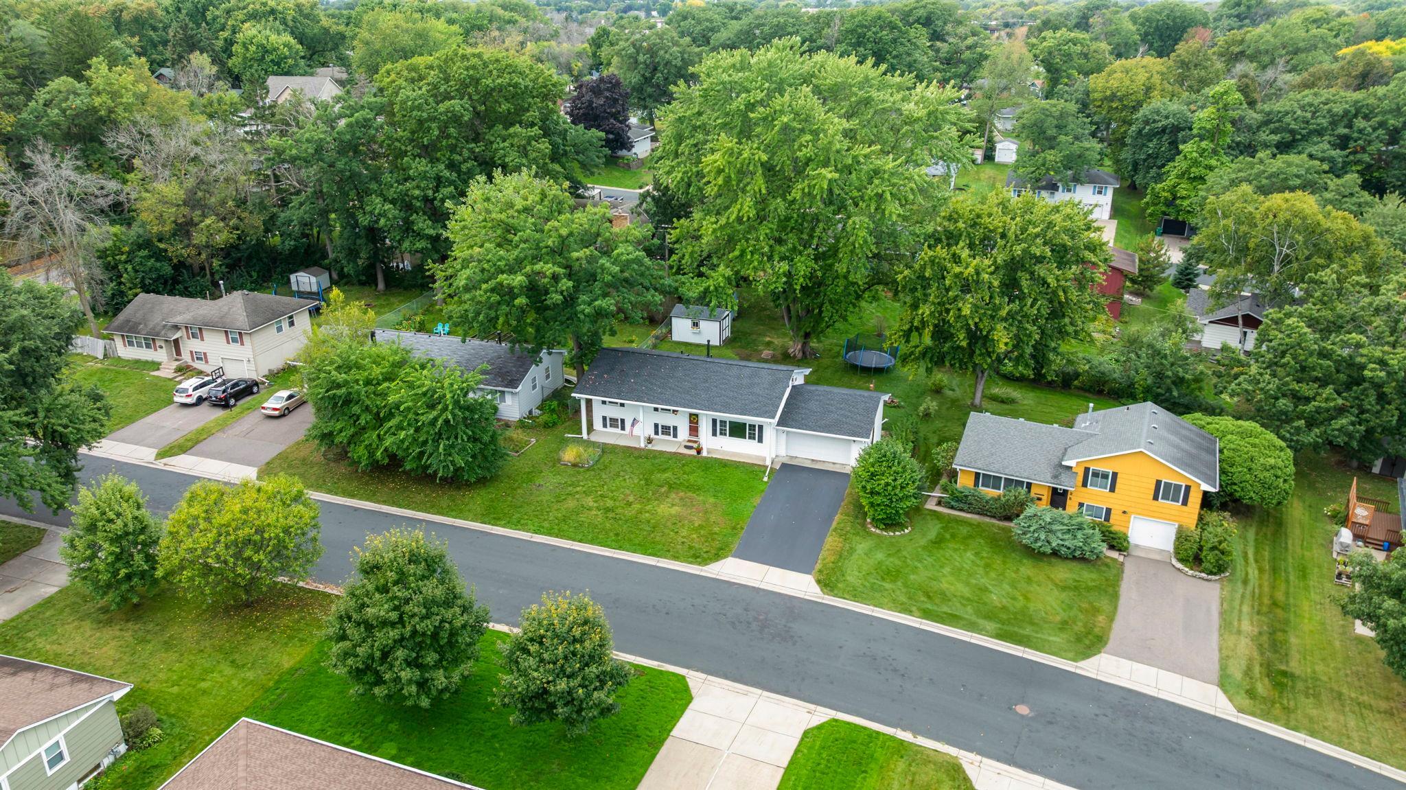 Neat and tidy neighborhood