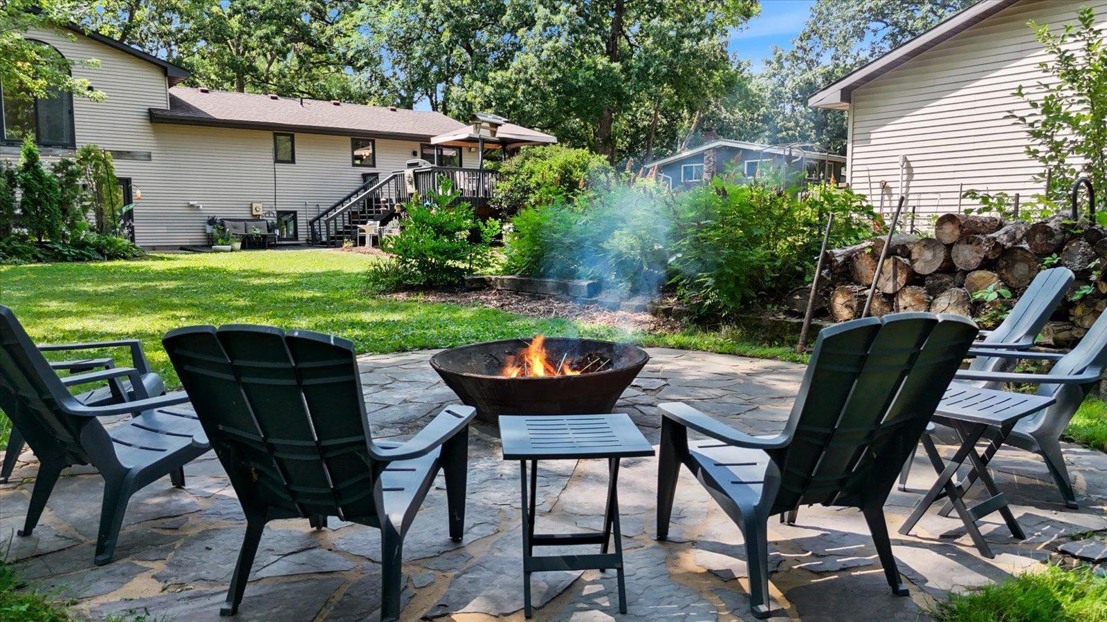 Grab your favorite beverage and come sit by the fire!