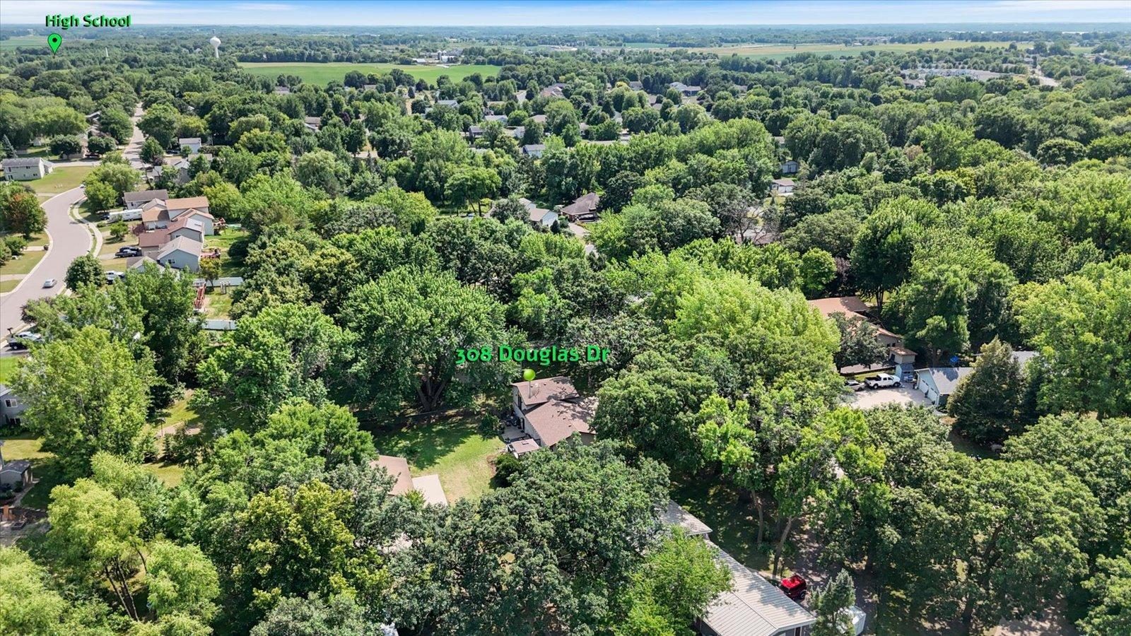 This photo highlights the .56 acre well