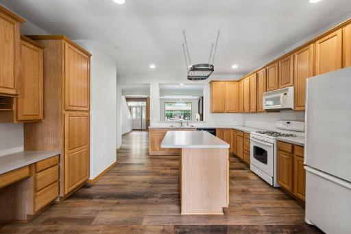 Kitchen Has All Natural Woodwork.. All Appliances Stay