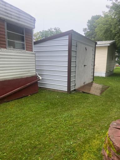 New golf cart shed-charging station