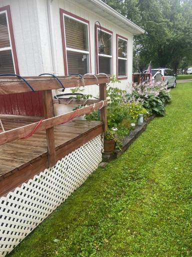 Deck and perennials