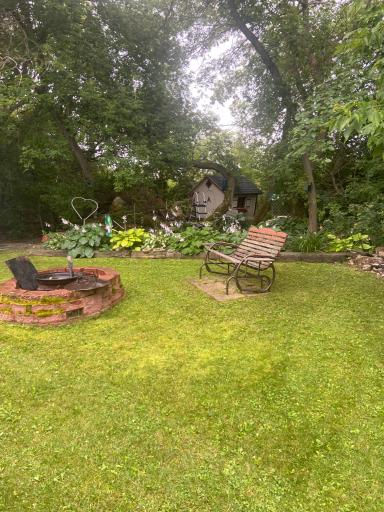 Park-like setting in the backyard