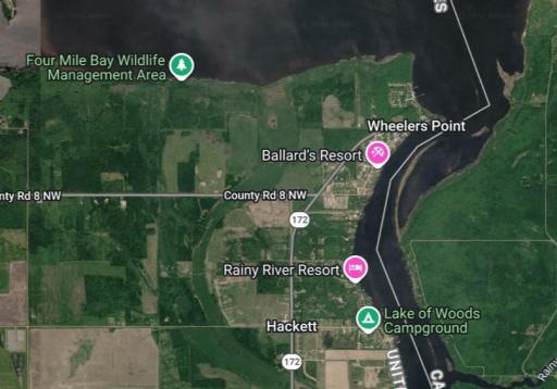 Close to Rainy River and Lake of the Woods