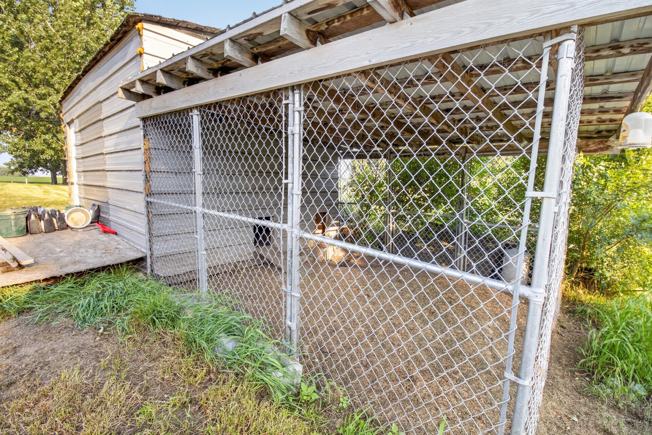 Chicken Coop or dog kennel (with power and nearby well water) and fenced in run