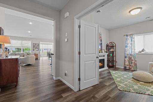 Bedroom #3 entrance with French Doors