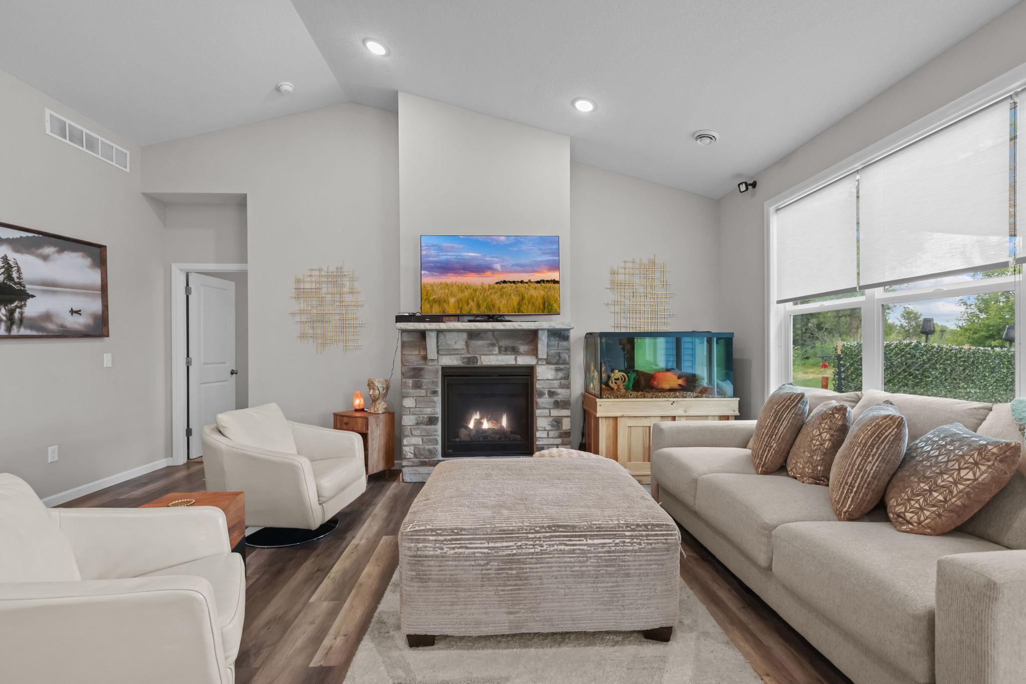 Family Room with Gas Fireplace