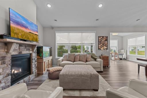 Family Room with Gas Fireplace
