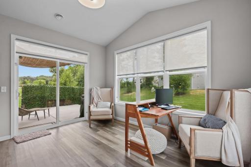 Sunroom to Patio outside