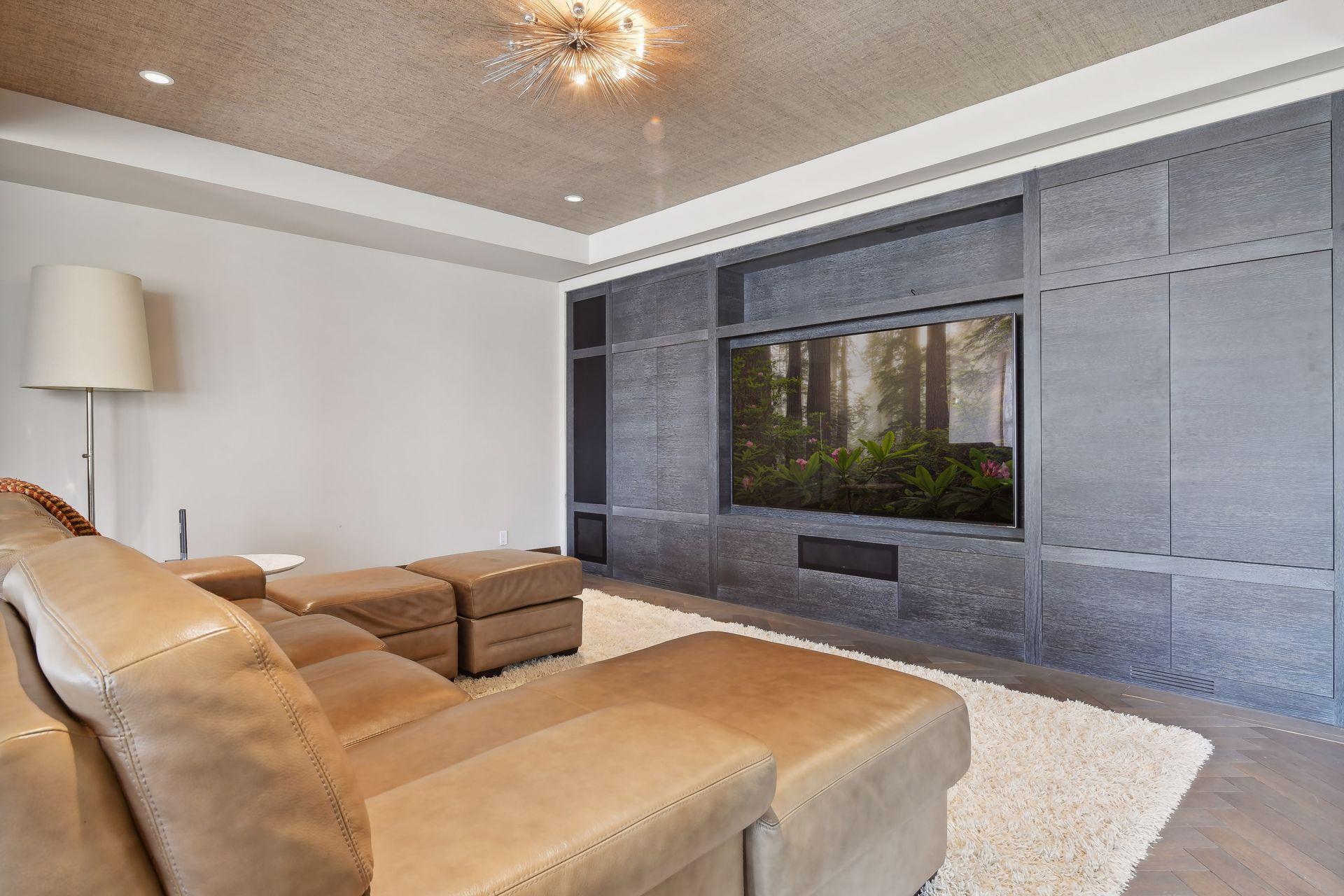 The ideal spot to kick back on Movie Night or Game Day