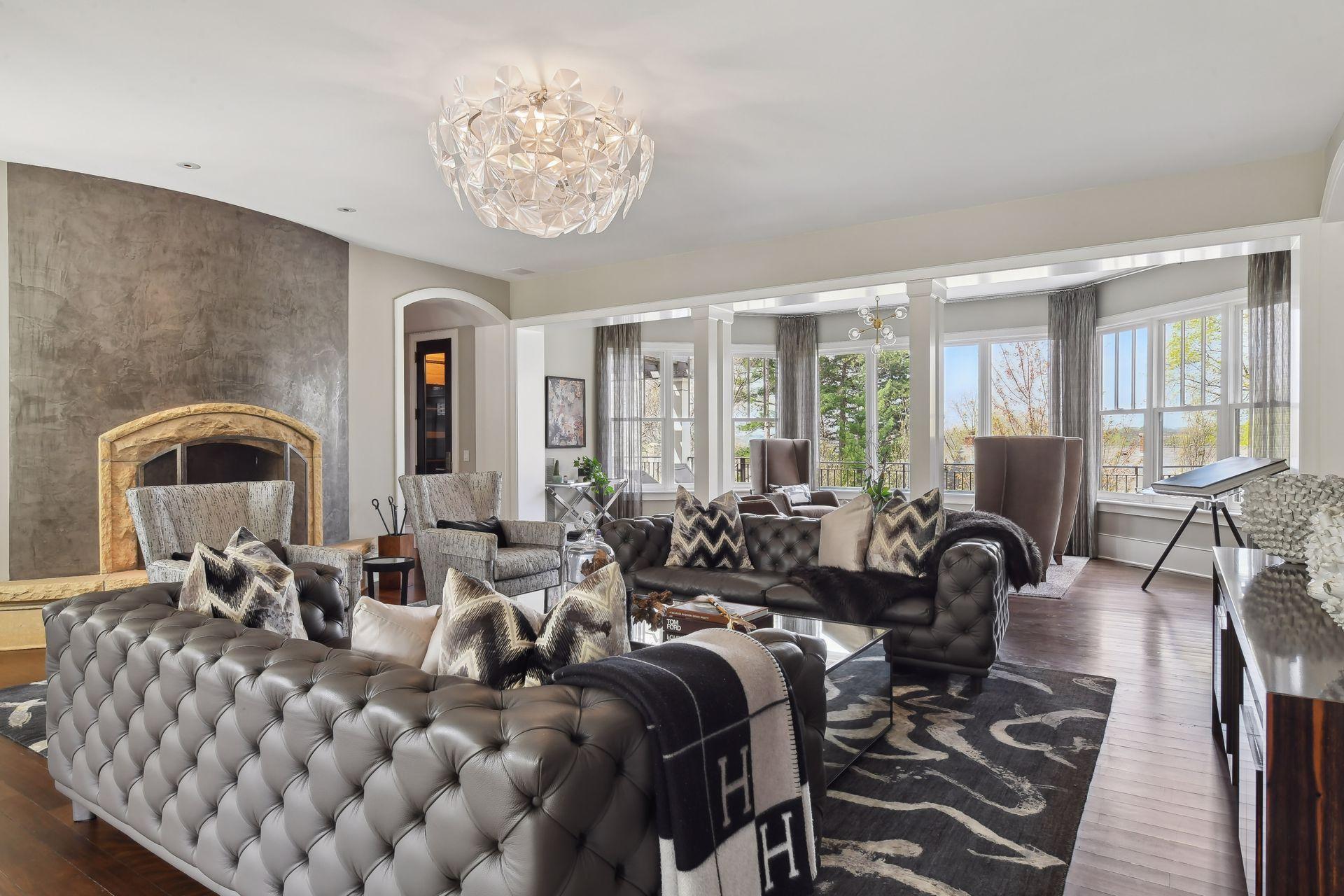 Views of both the front and the back yards of the property, plus an abundance of natural light