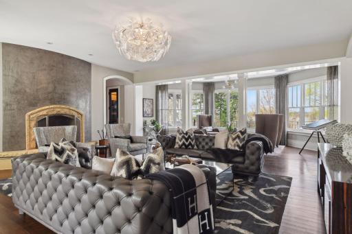 Views of both the front and the back yards of the property, plus an abundance of natural light