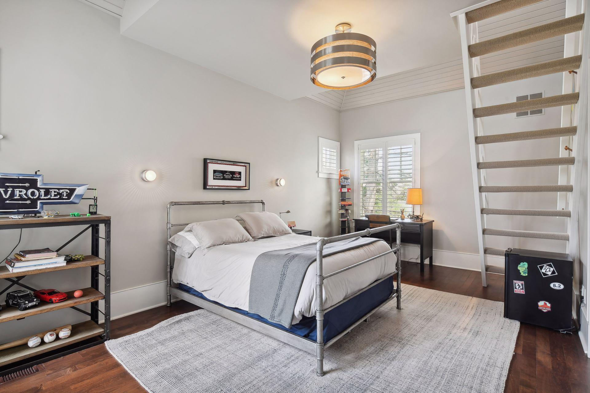 BRs #3 and #4 on the second level both include the sleeping area plus upper level loft areas