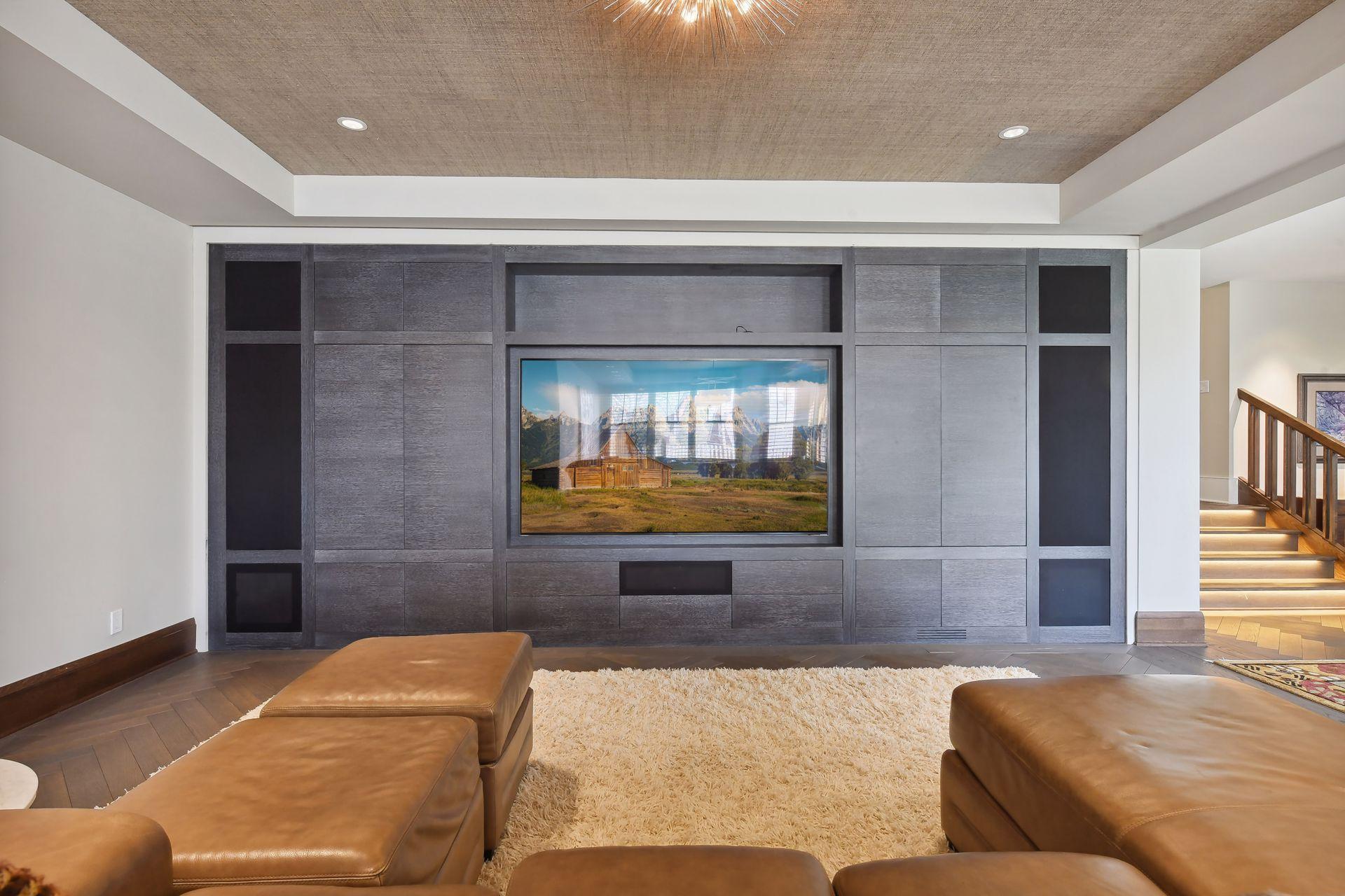 The ideal spot to kick back on Movie Night or Game Day