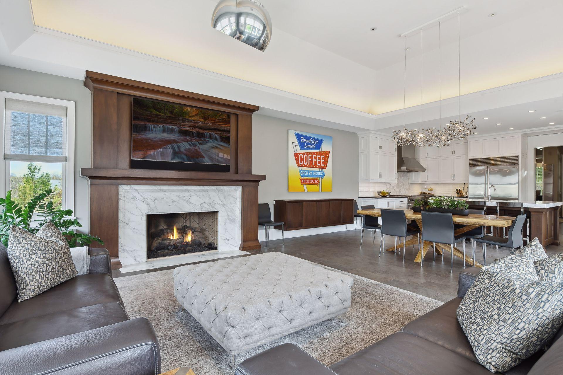 Another view of this open concept "heart of the home"