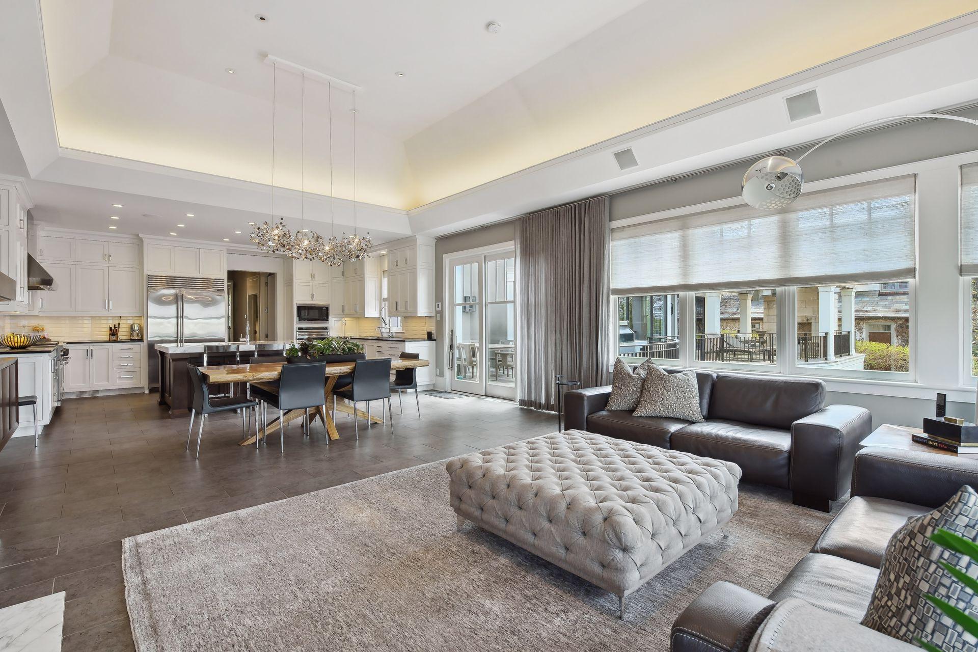 Casual elegance in this gathering area