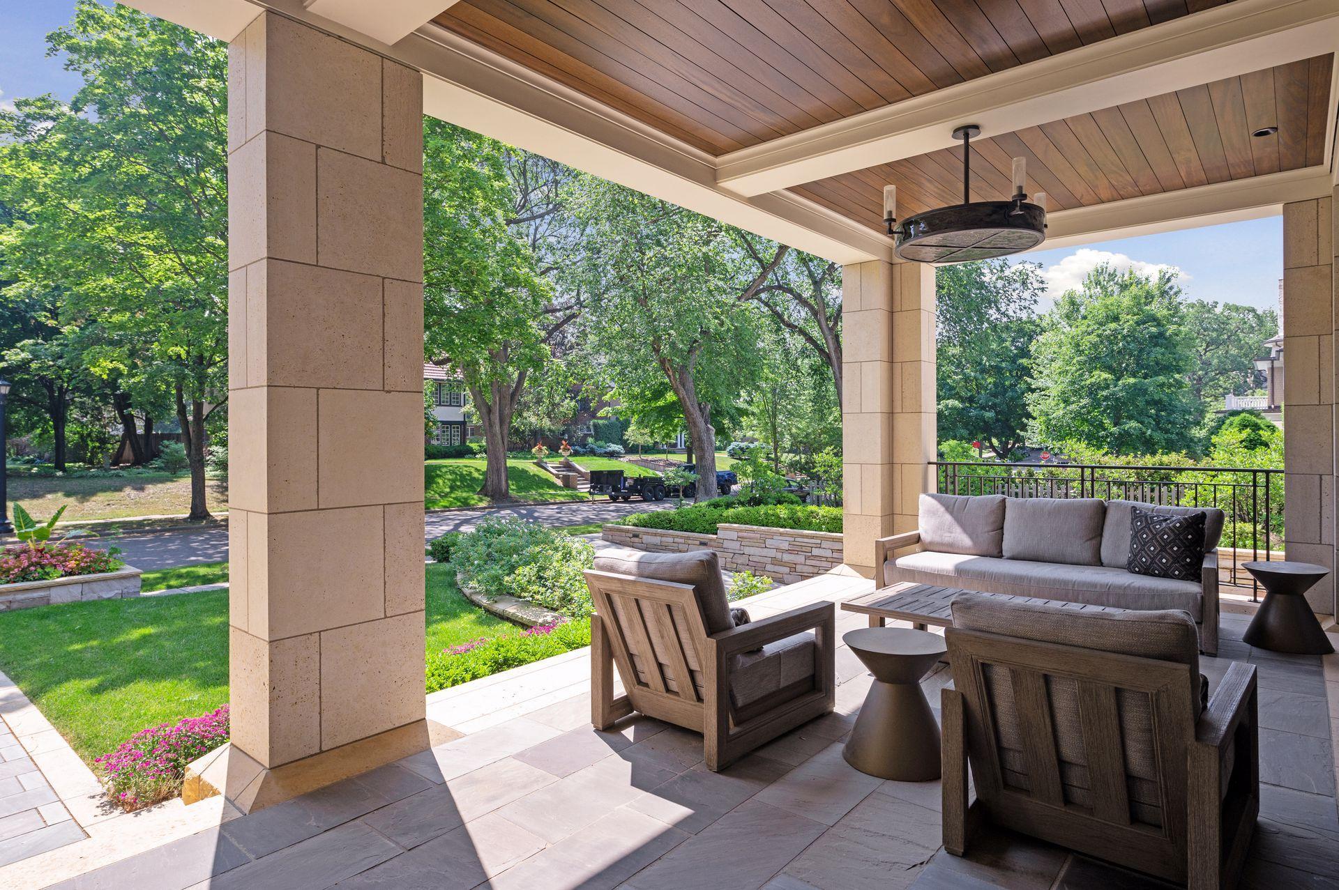 Lovely front porch to greet your guests or unwind