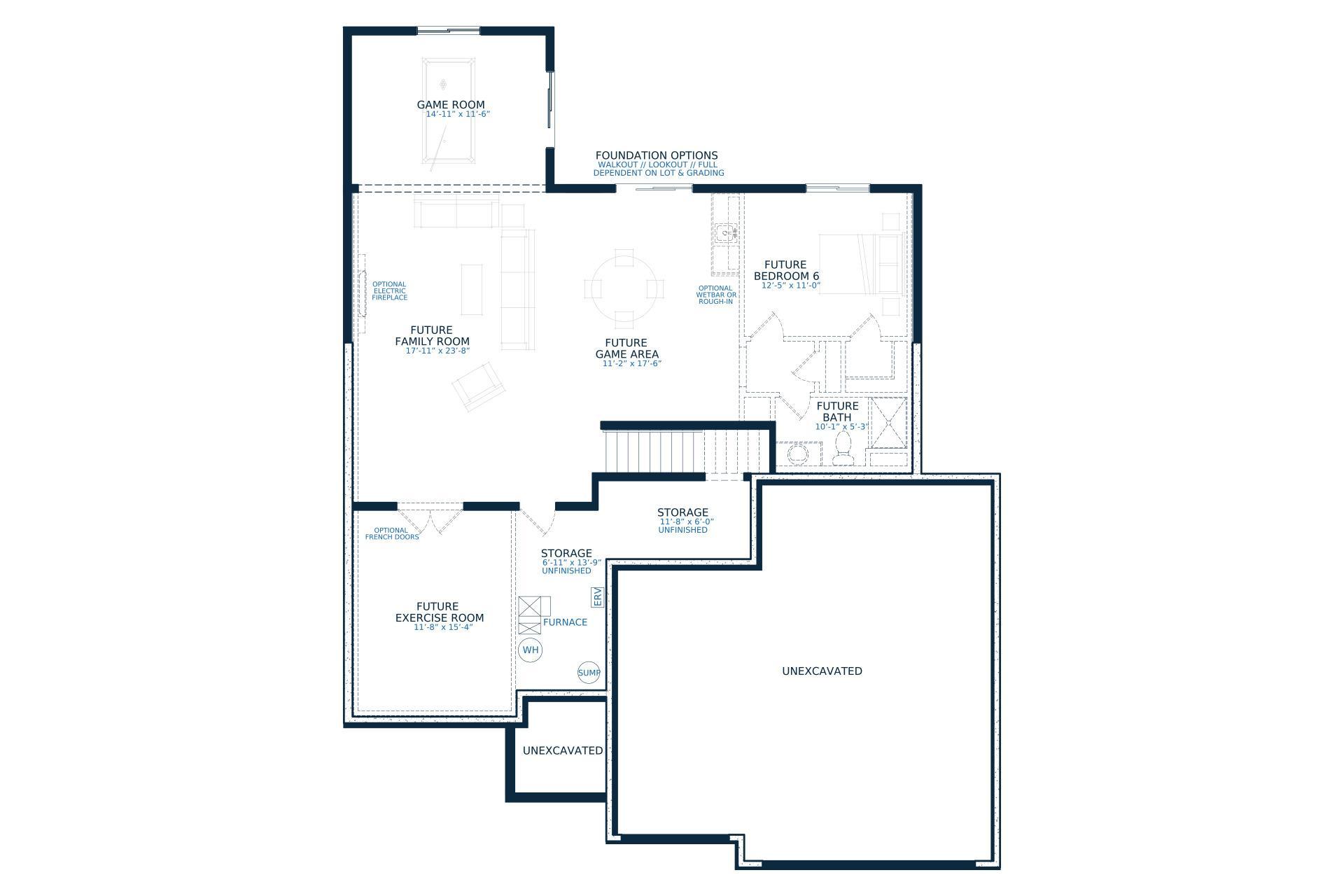 Lower Level layout