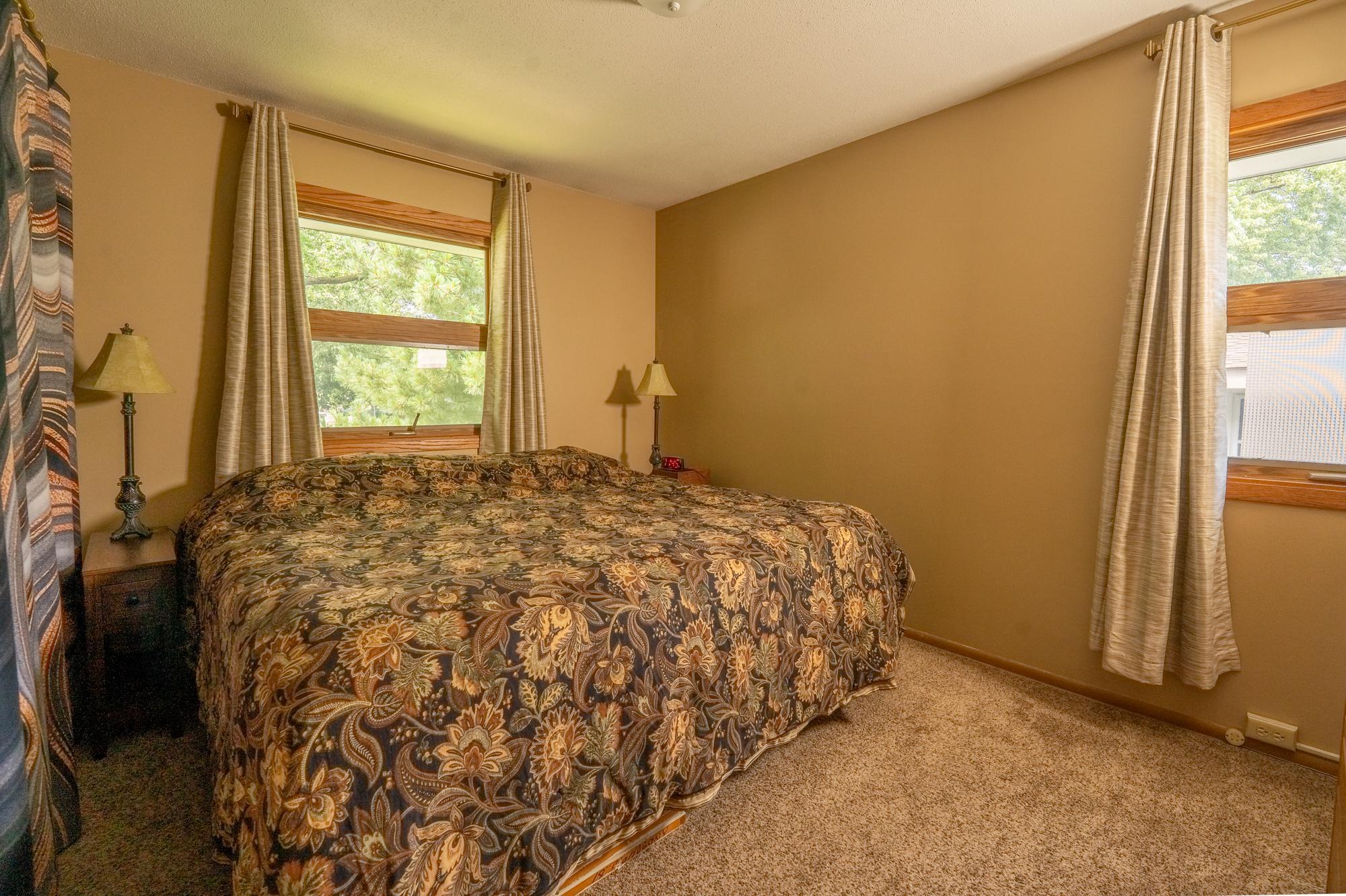 There are a total of 3 bedrooms on the upper level of the house. All of them have ample closet space and could be used as a guest bedroom, Home Office or any other you need it for