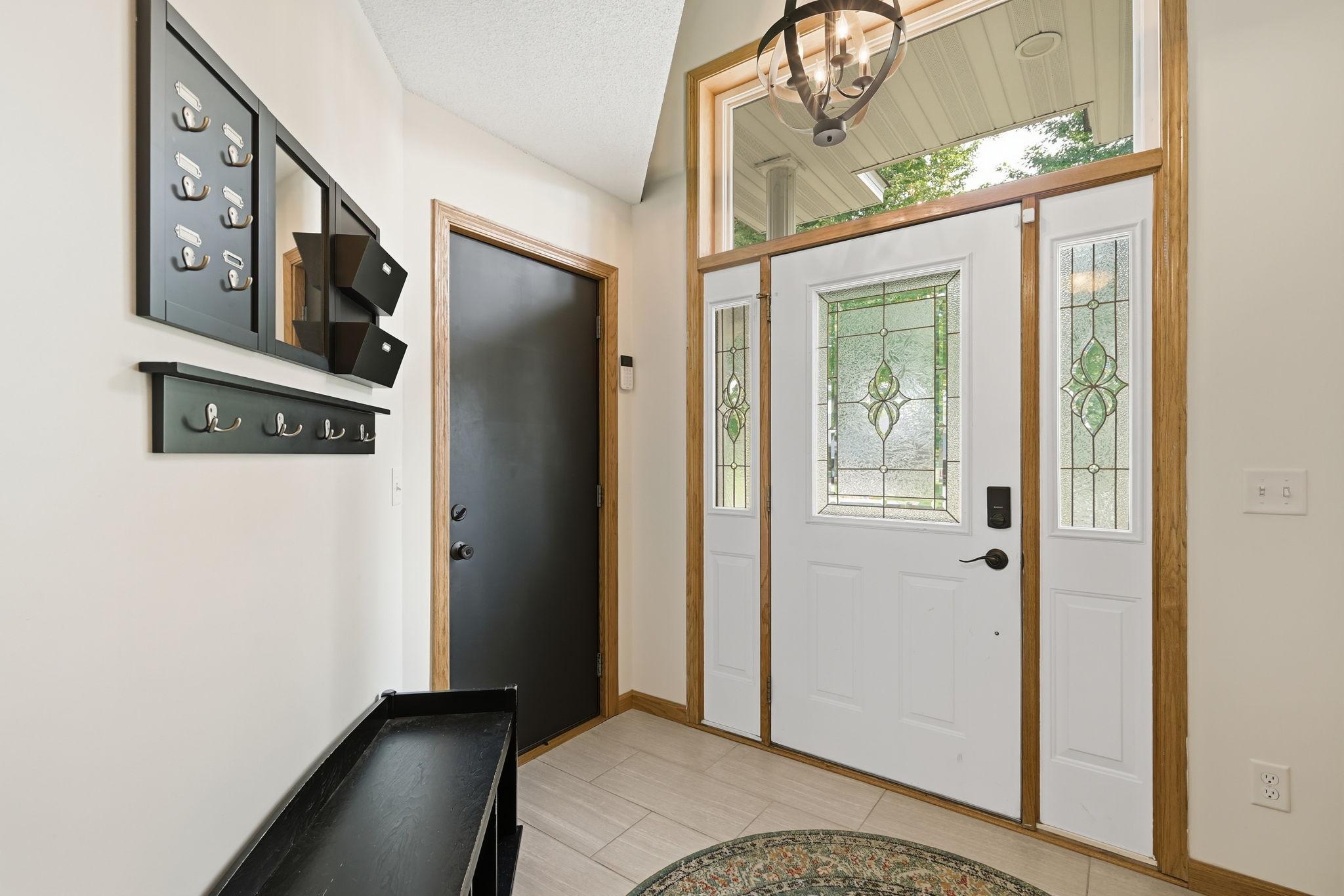 Spacious entry