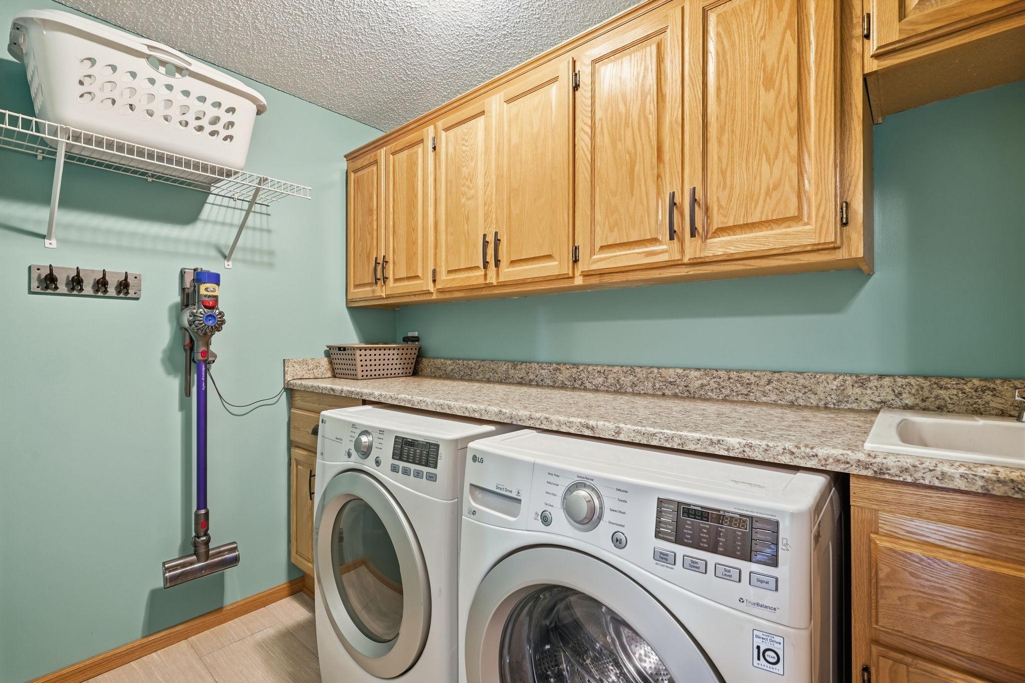 Main floor laundry room