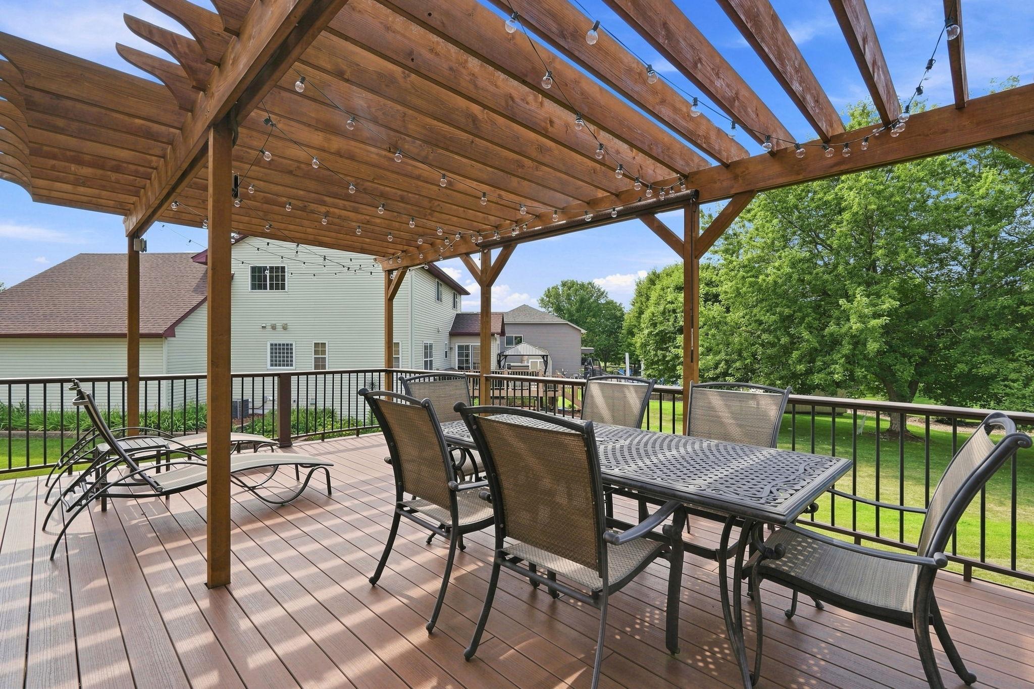 Large maintenance free deck