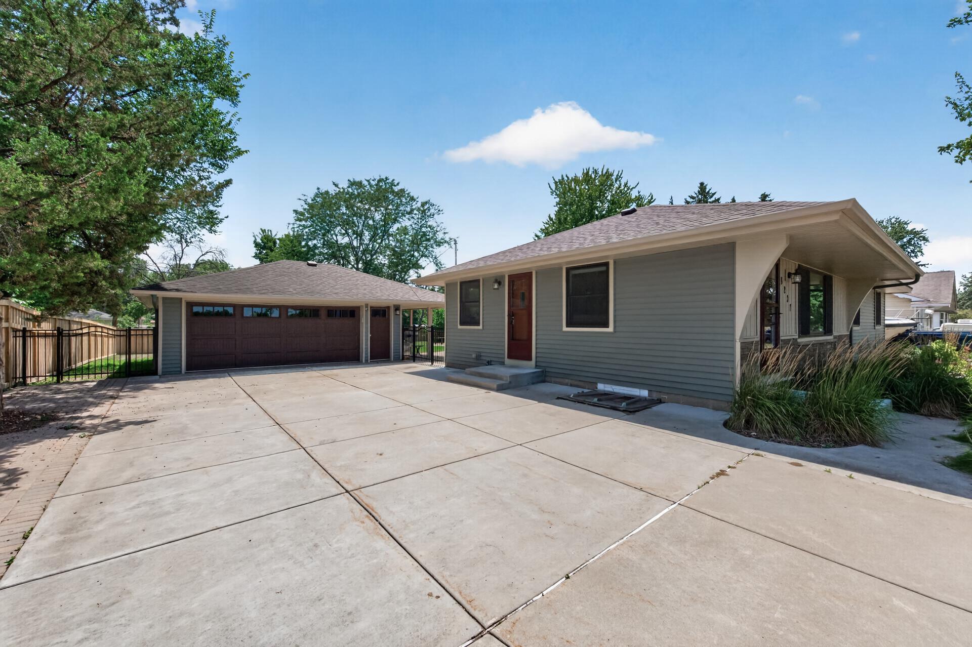 Concrete driveway!