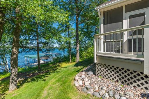 View off private deck and screened in porch
