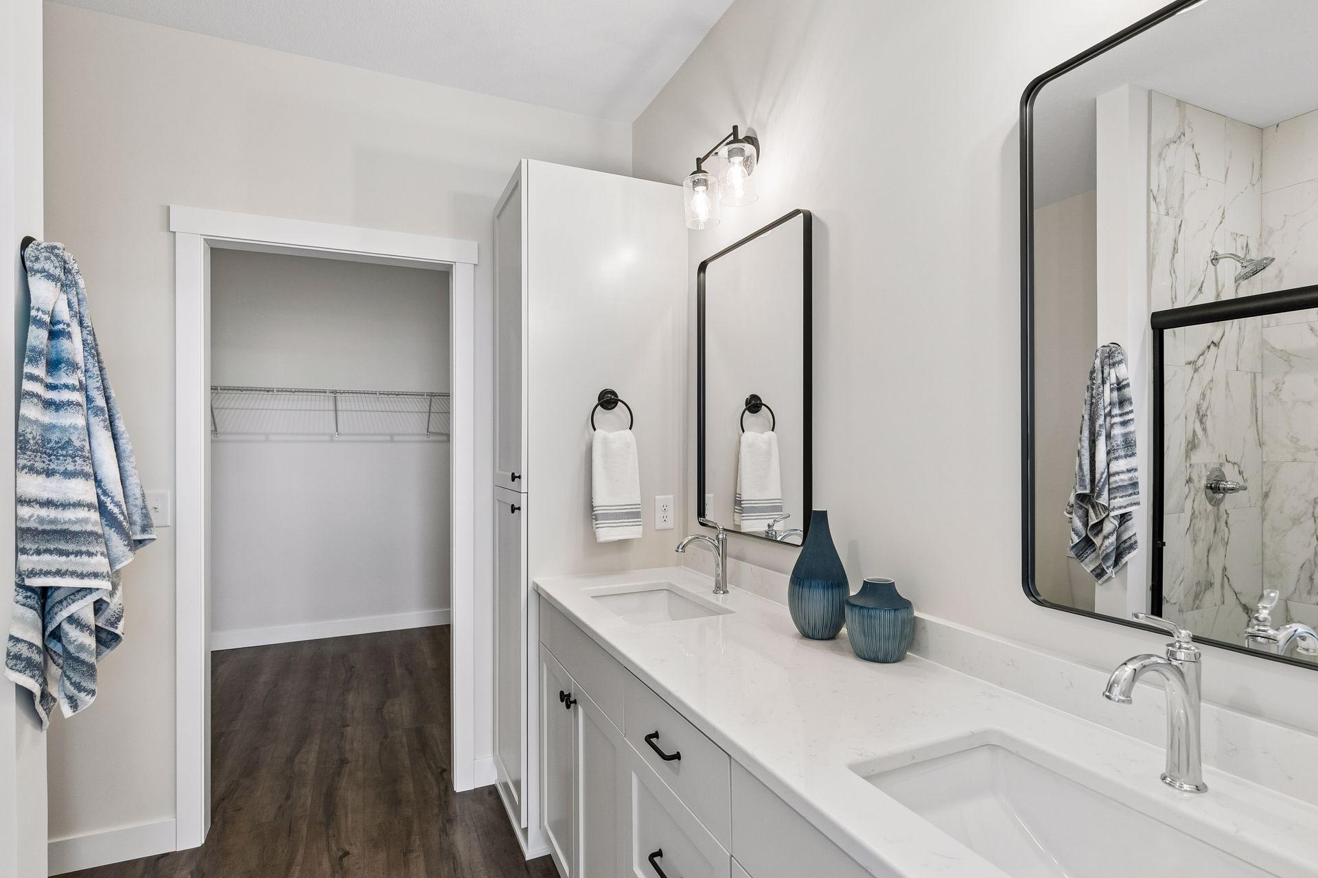 Photos of a similar model with a flipped floorplan