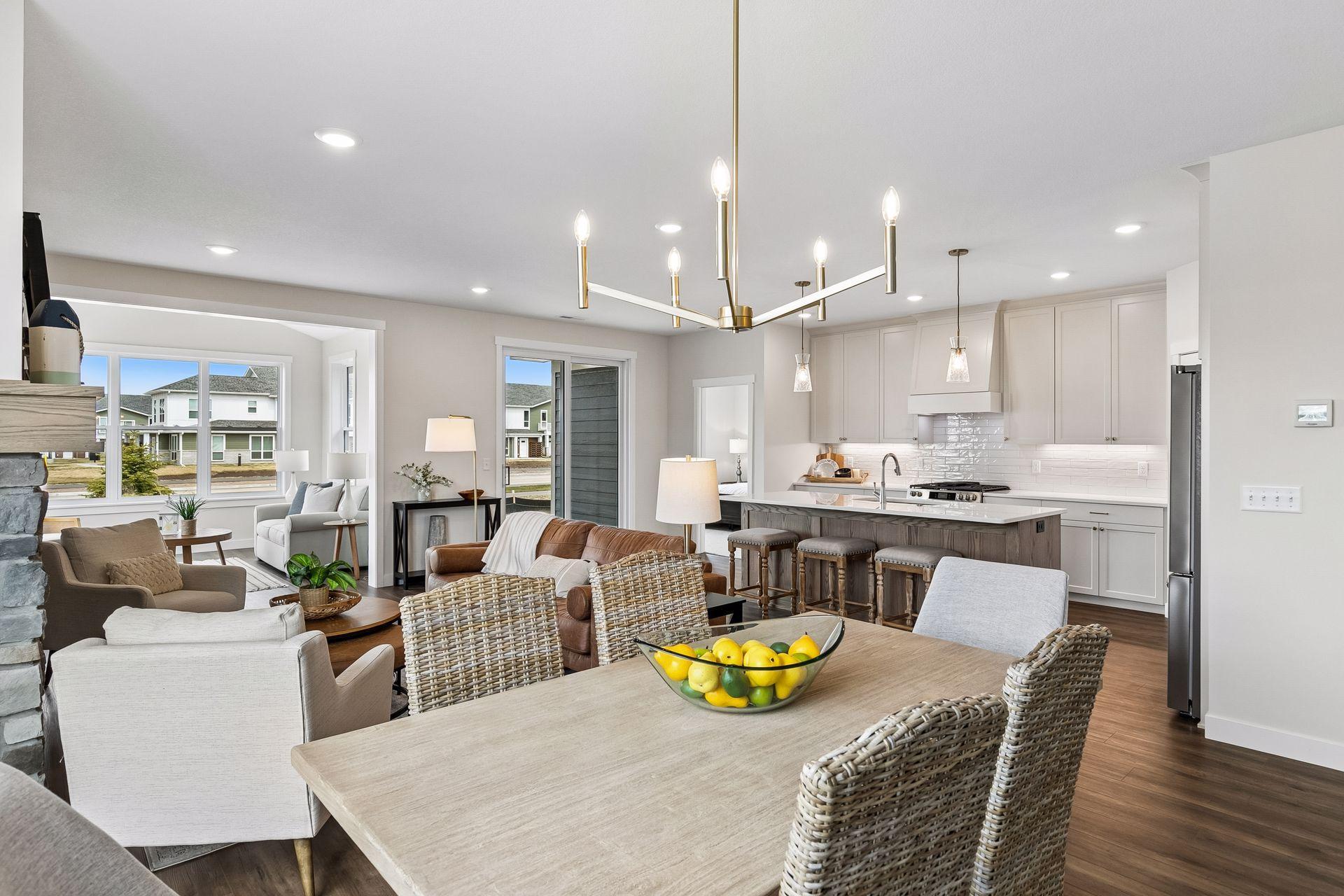 Photos of a similar model with a flipped floorplan