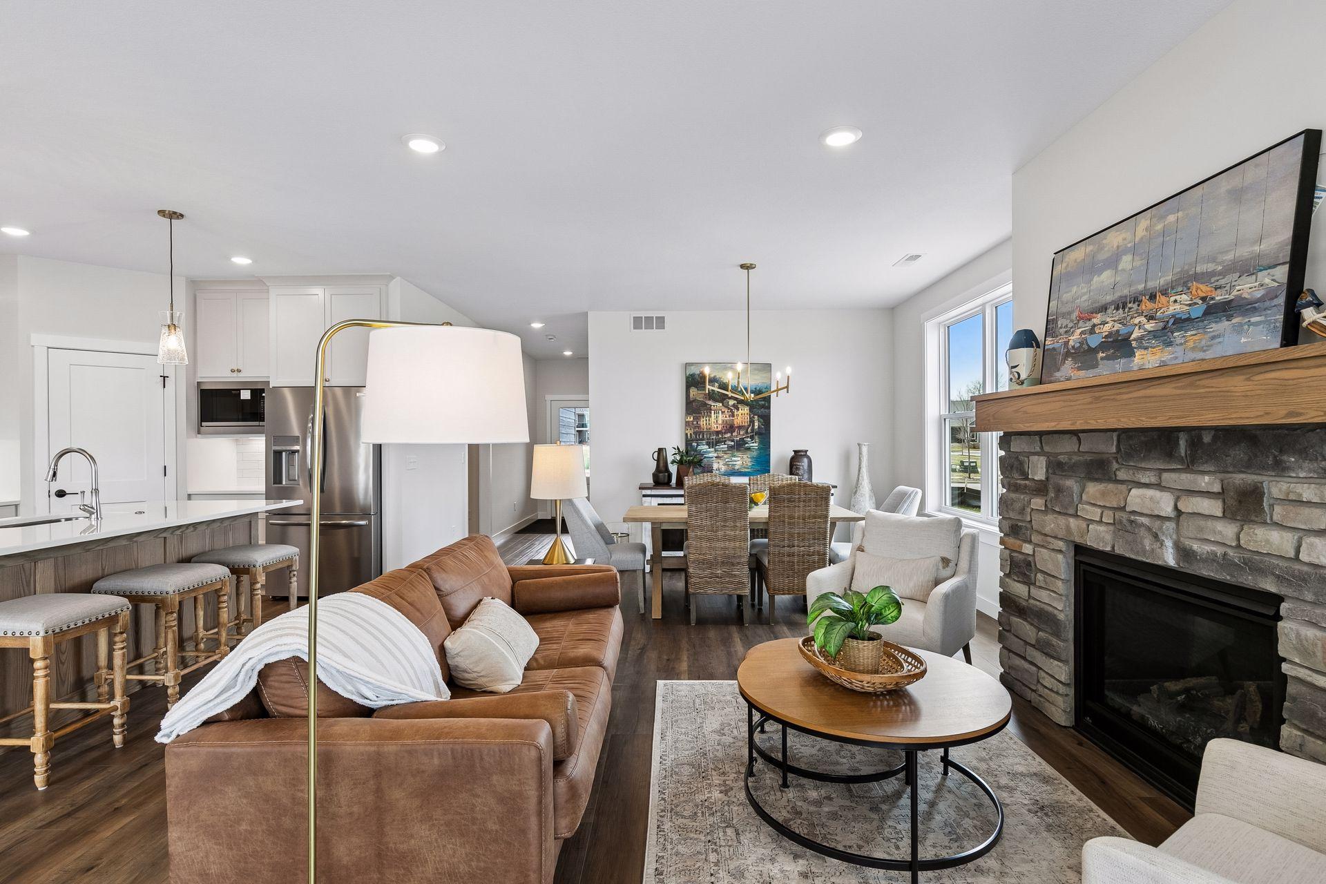 Photos of a similar model with a flipped floorplan