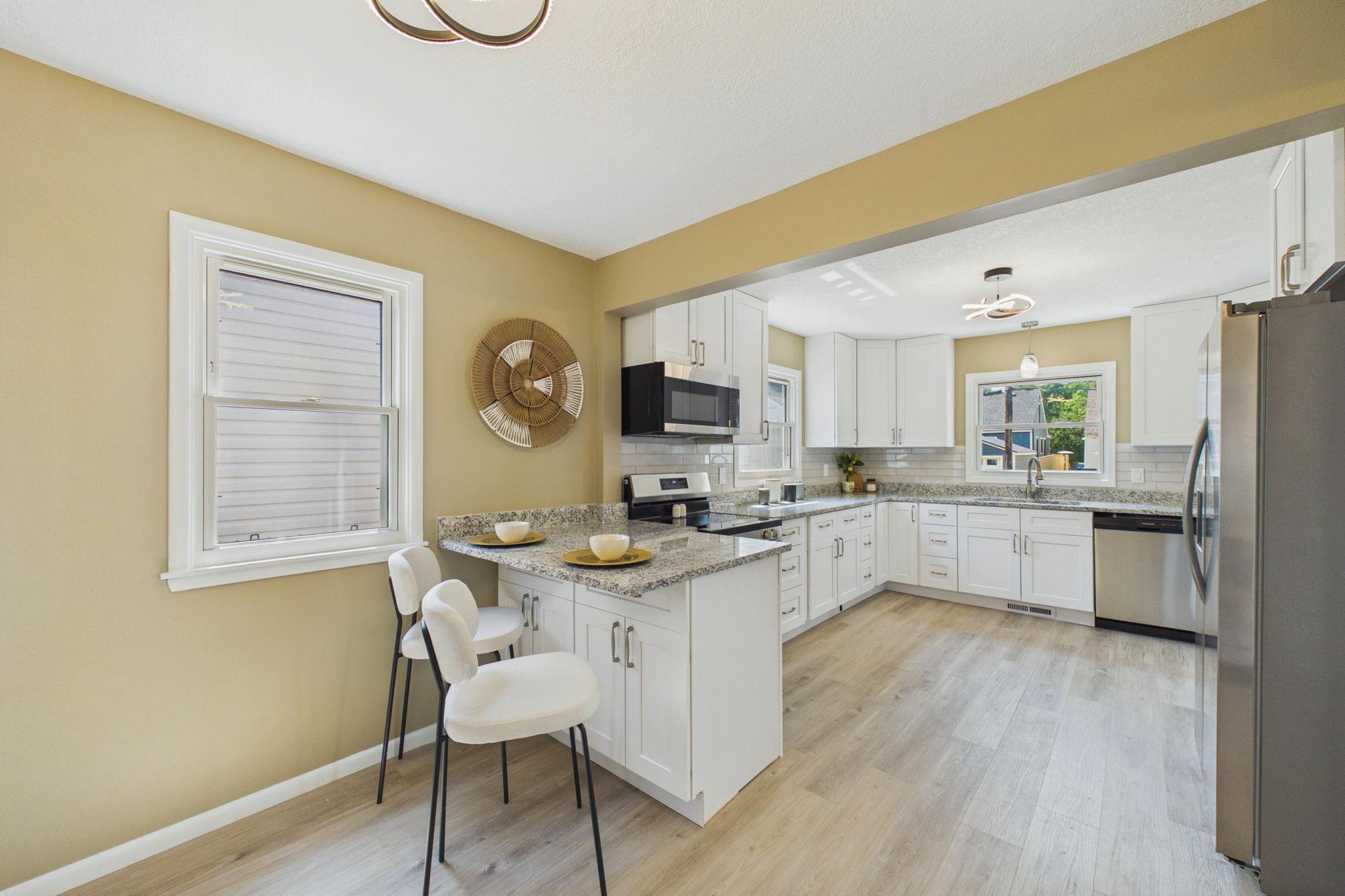 Enjoy cooking in your spacious new kitchen.