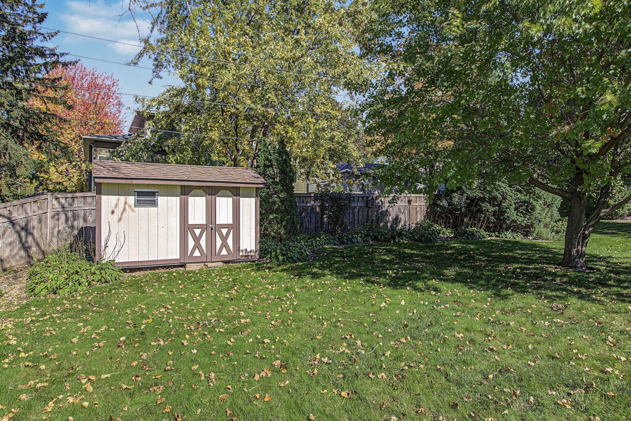 Shed stays with property and provides so much extra storage.