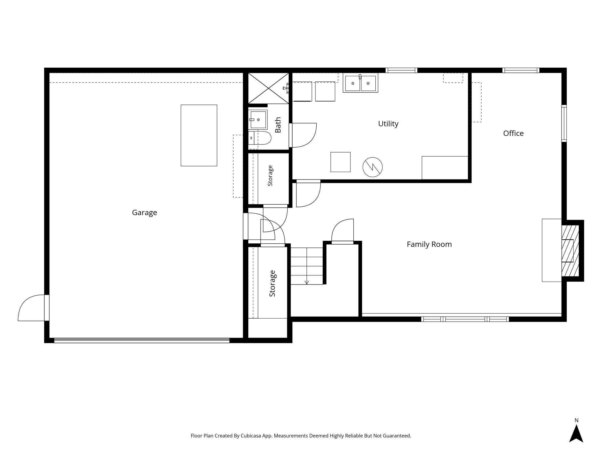 Townview Ave. lower level floorplan.