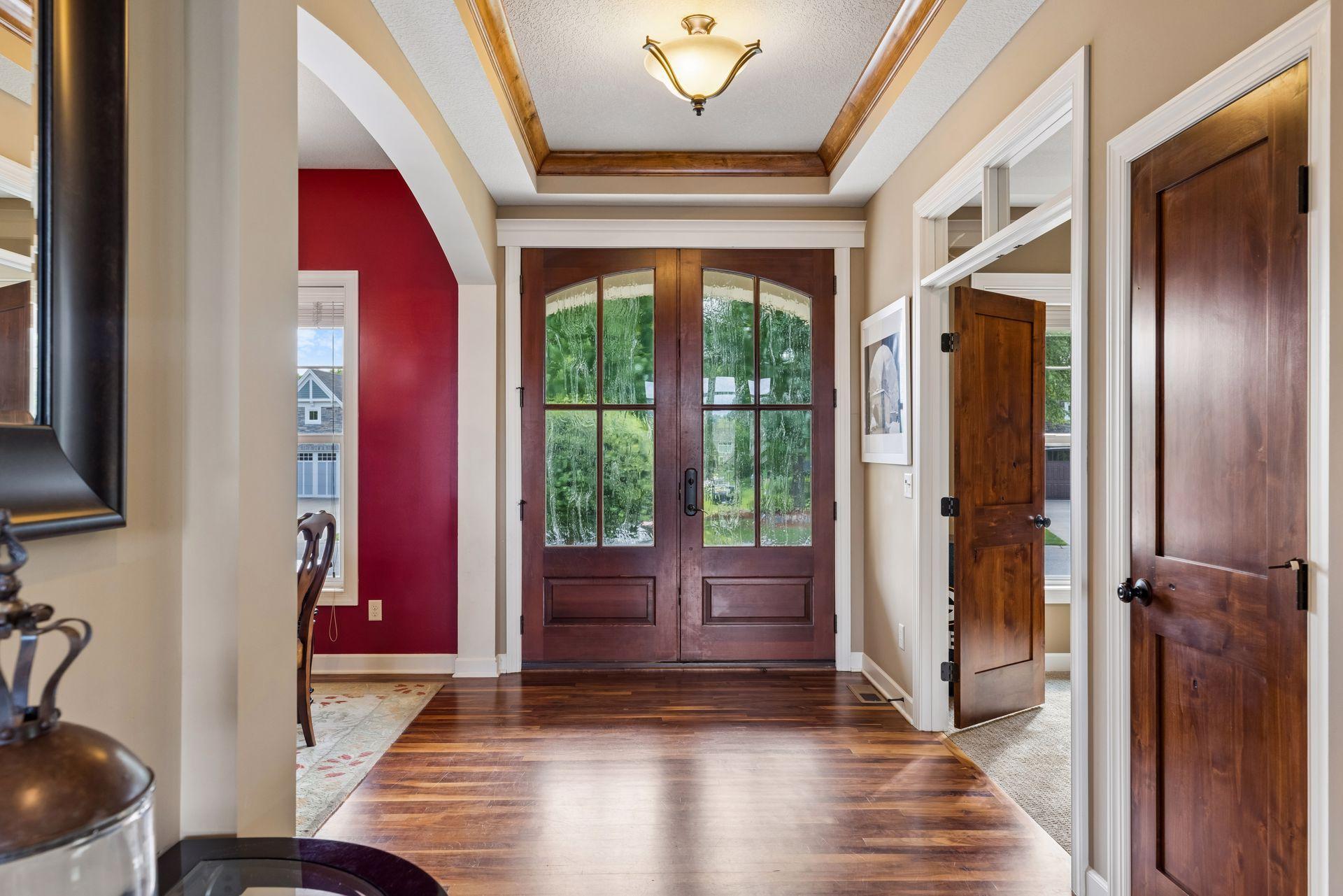 Bright and welcoming entrance