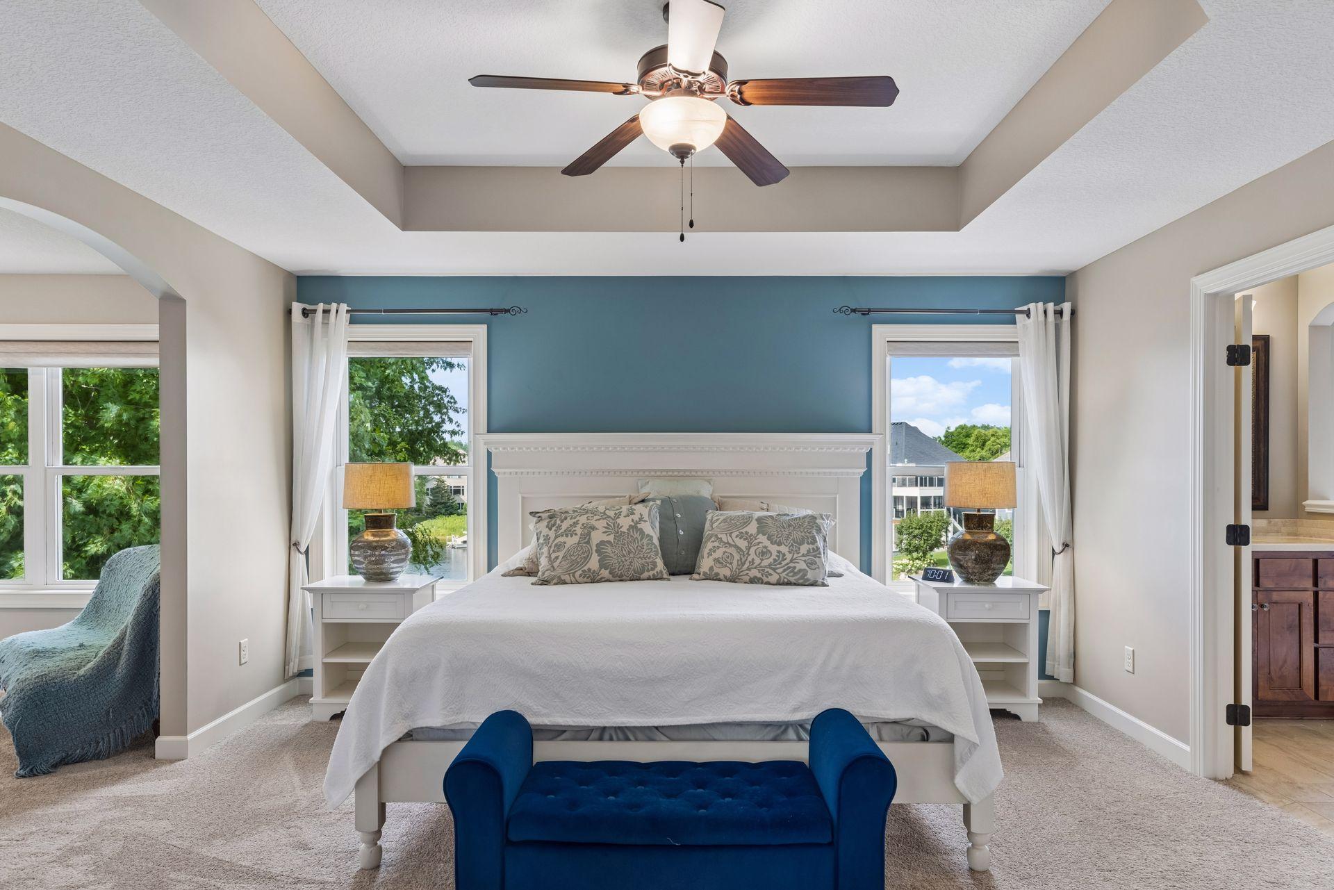 Spacious owner's retreat
