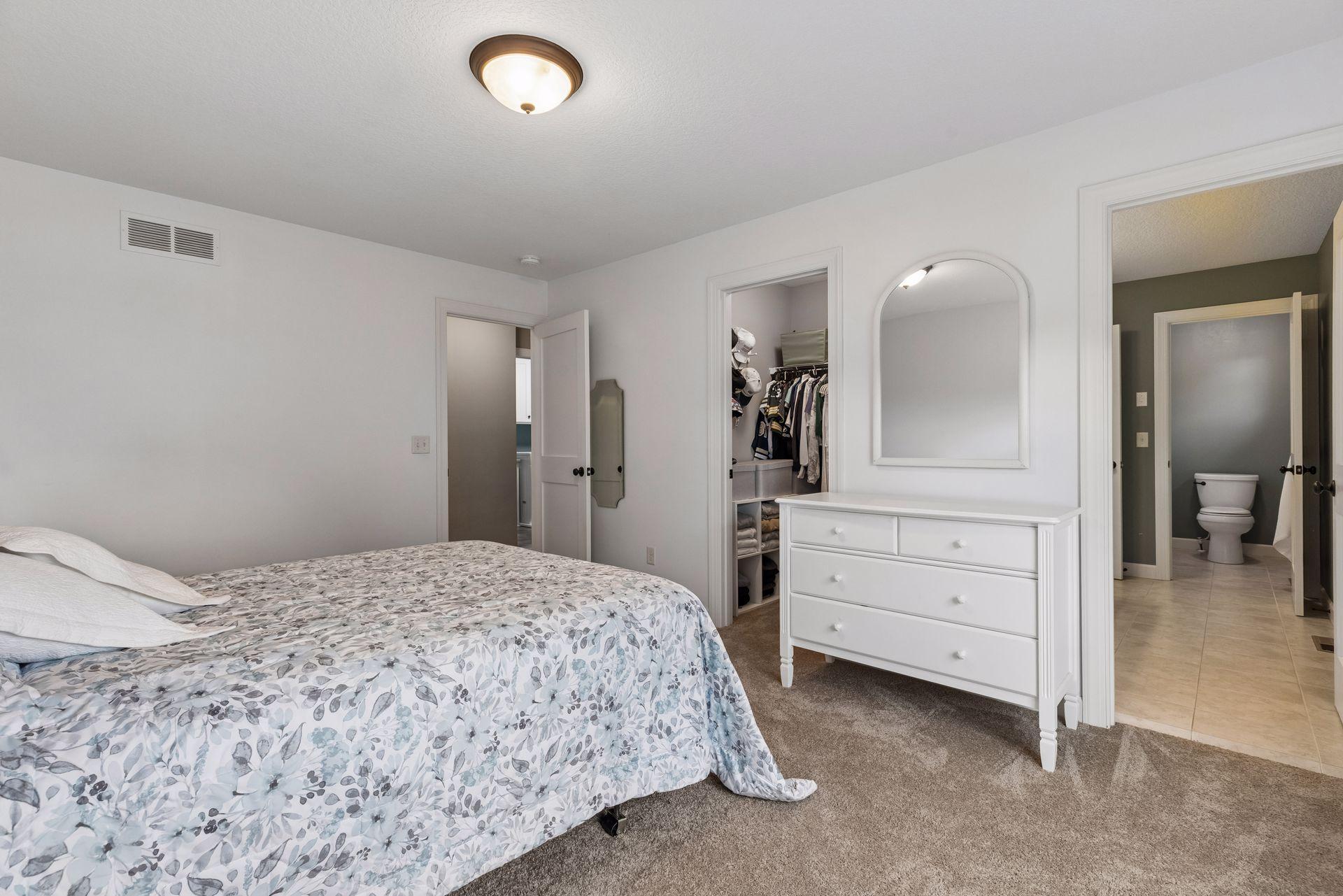 Bedroom 3 with walk-in closet