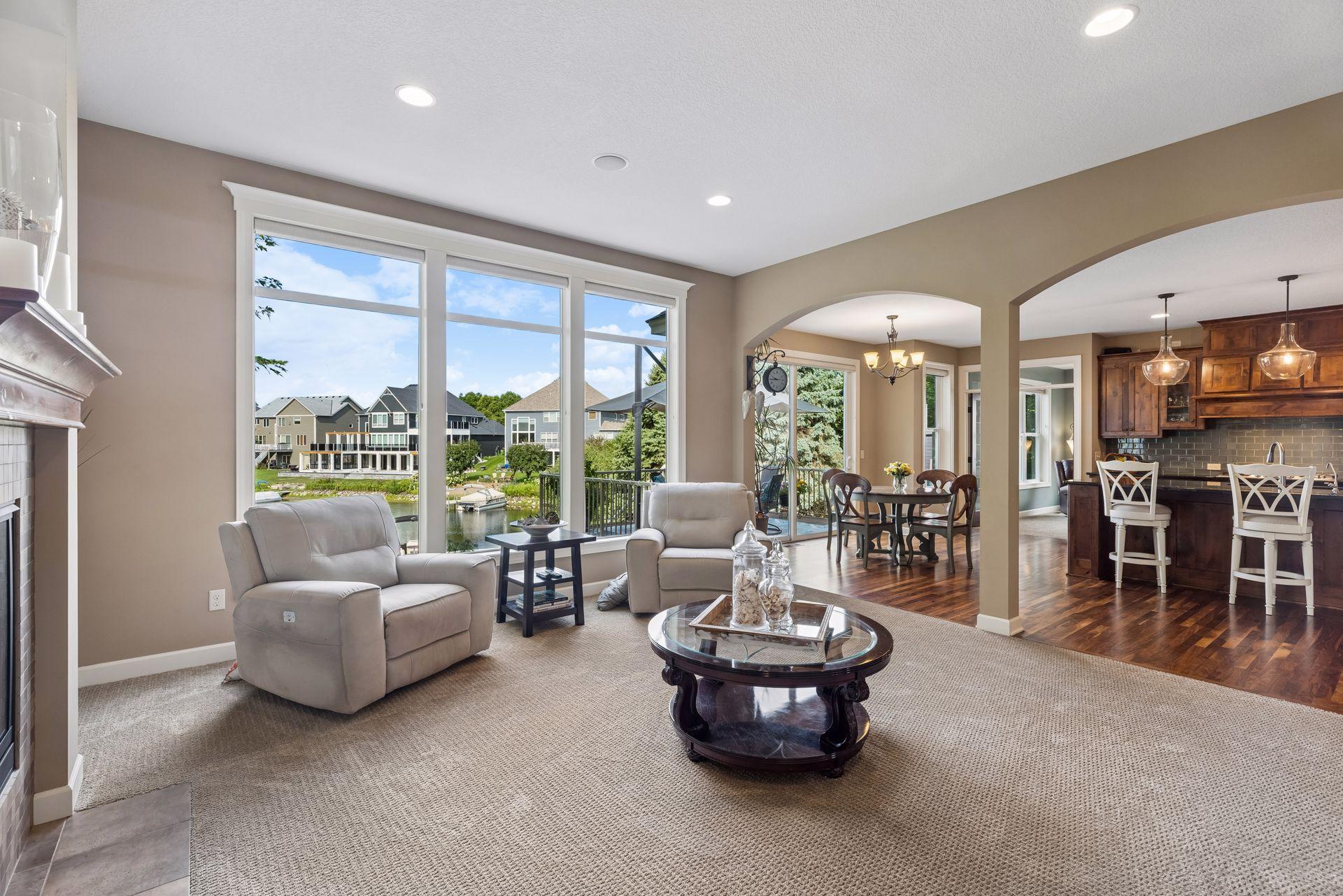 Bright and open living spaces